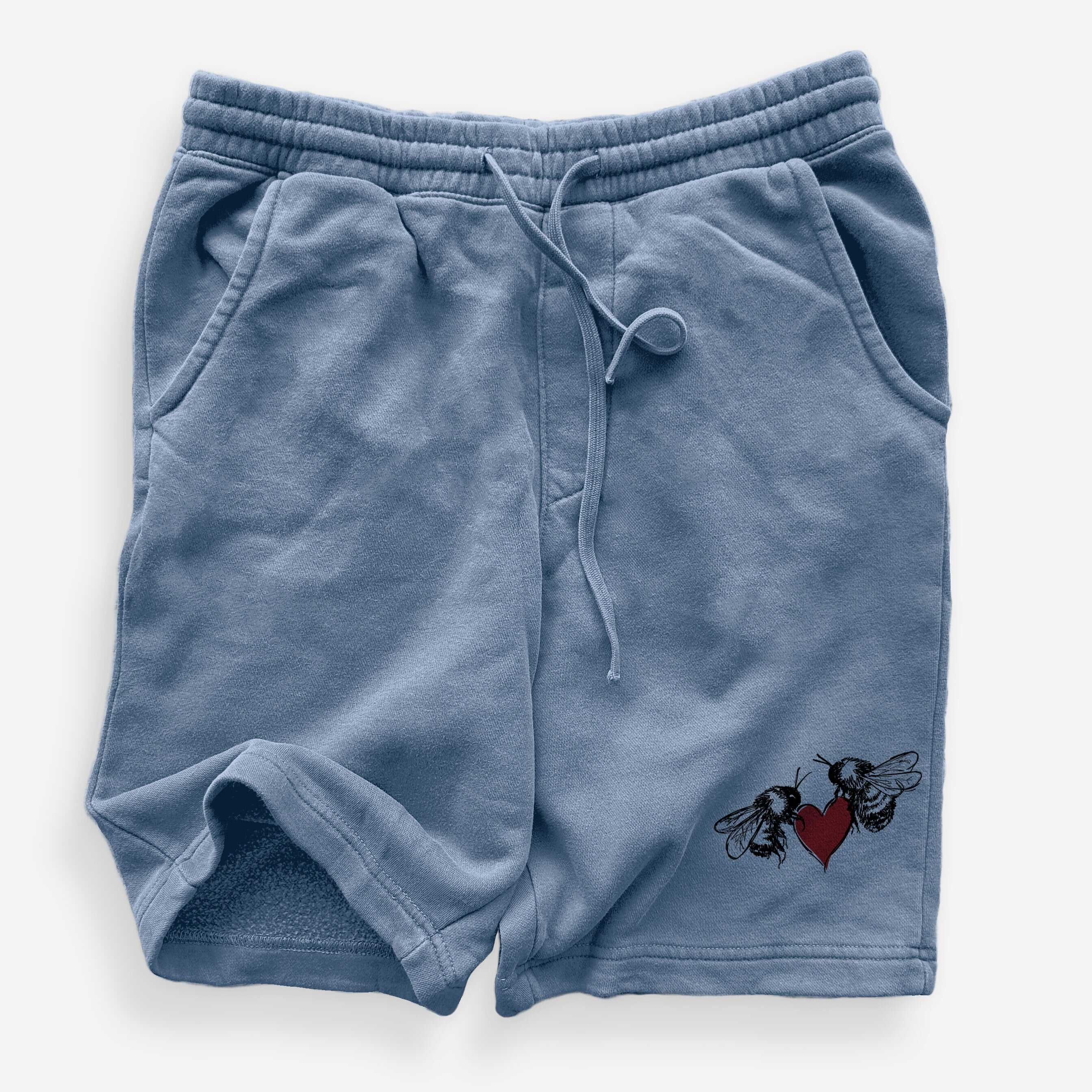 Love Bees - Unisex Pigment Dyed Shorts