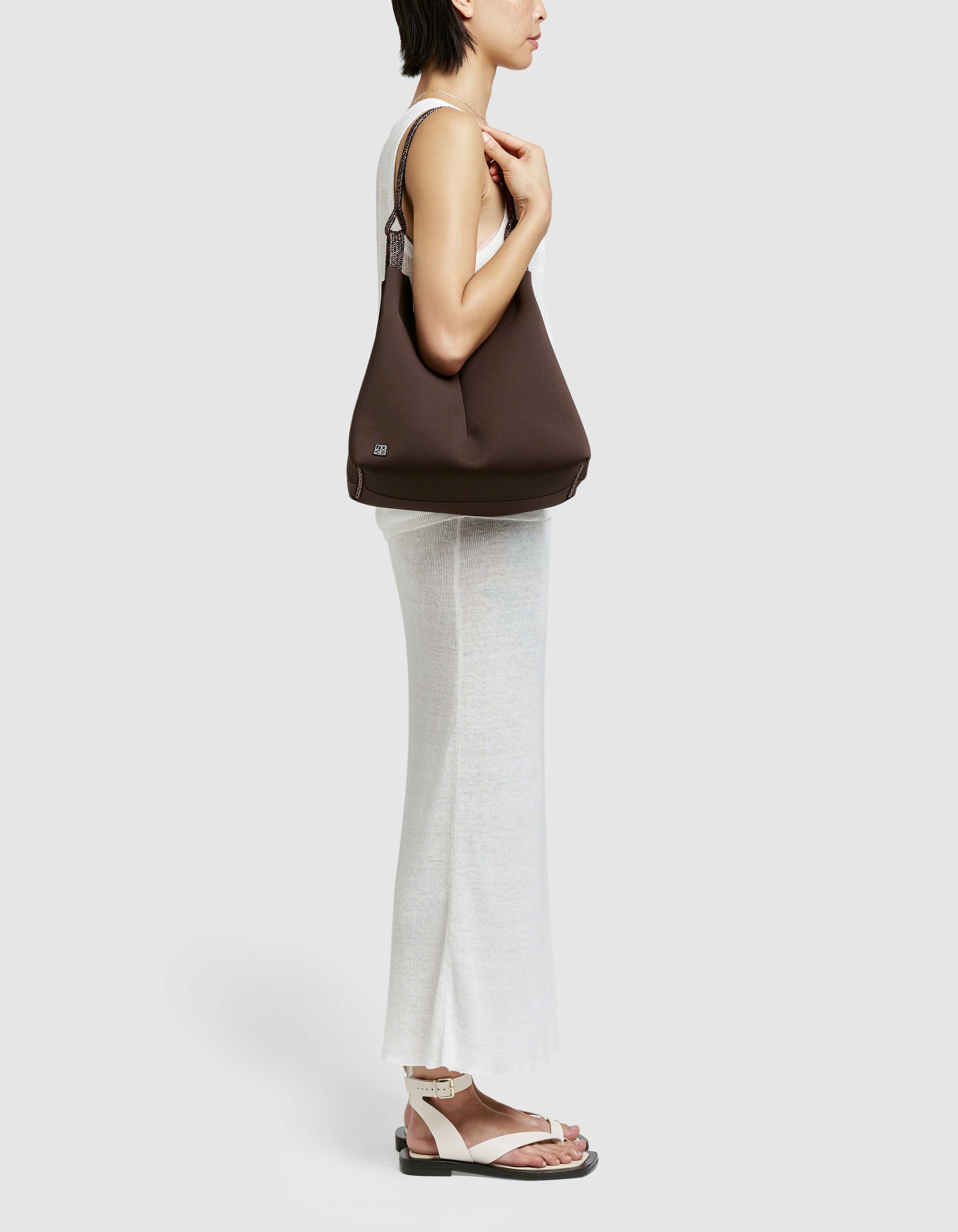 Solstice mini tote in cacao