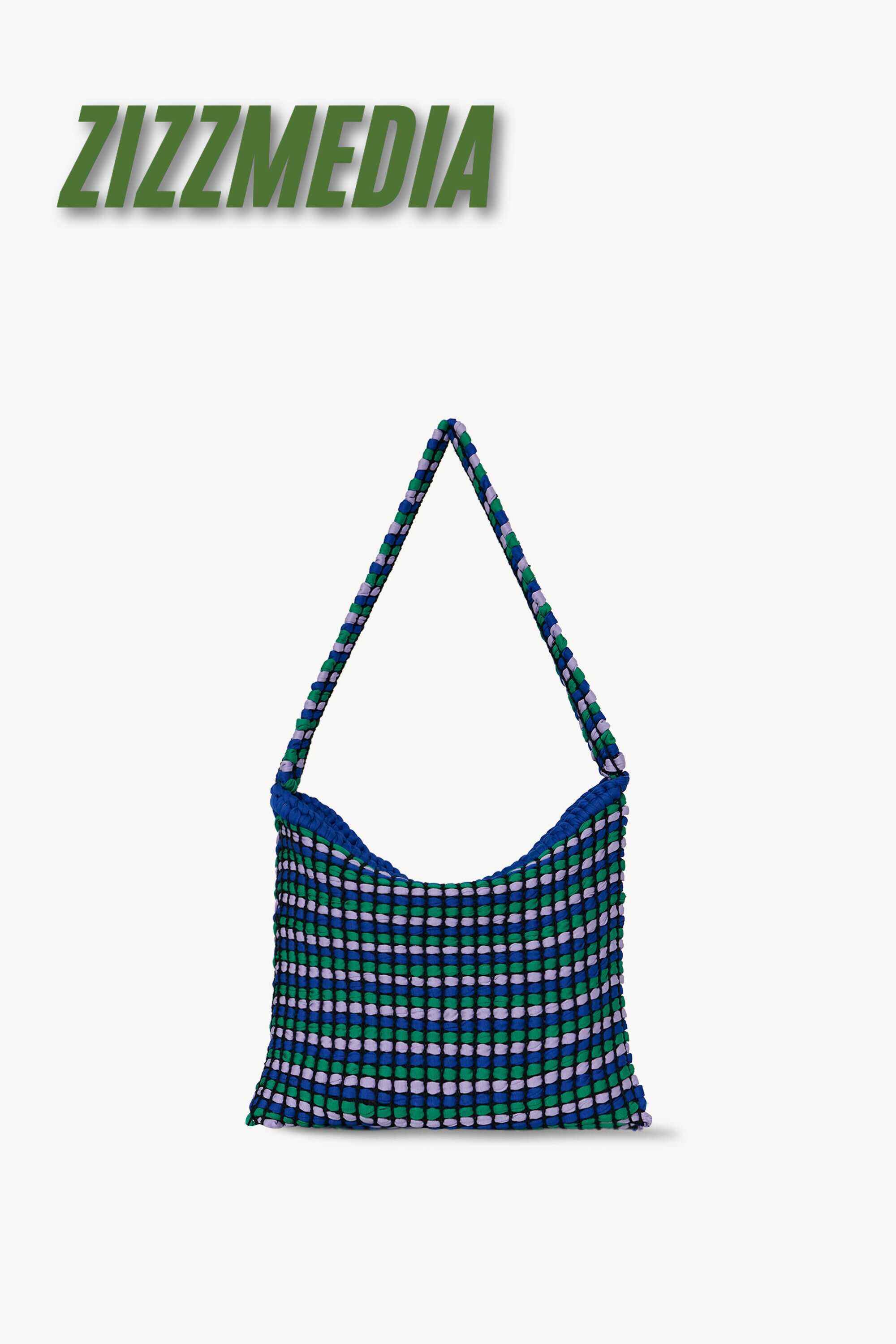 Haley Woven Hobo Bag in Viscose