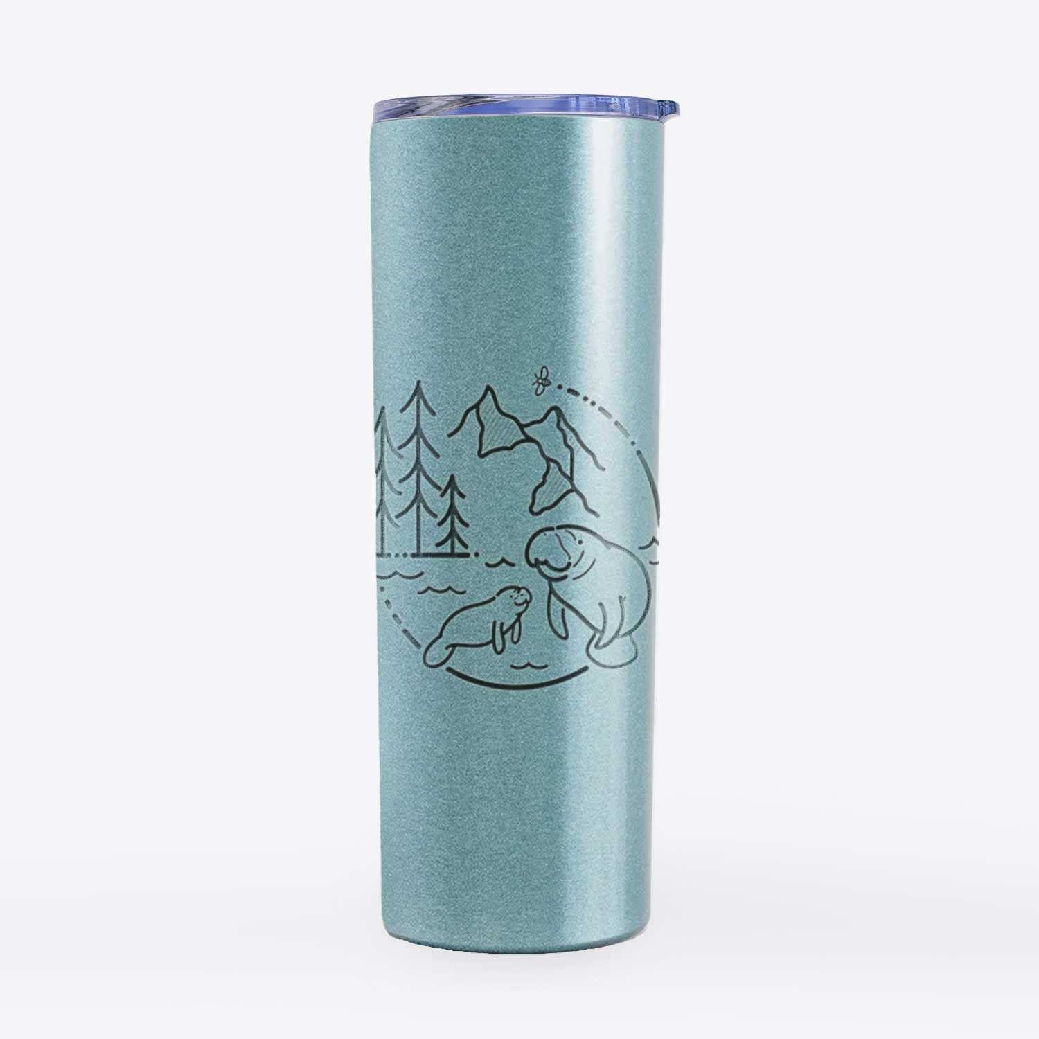 It's All Connected - Manatee - 20oz Skinny Tumbler