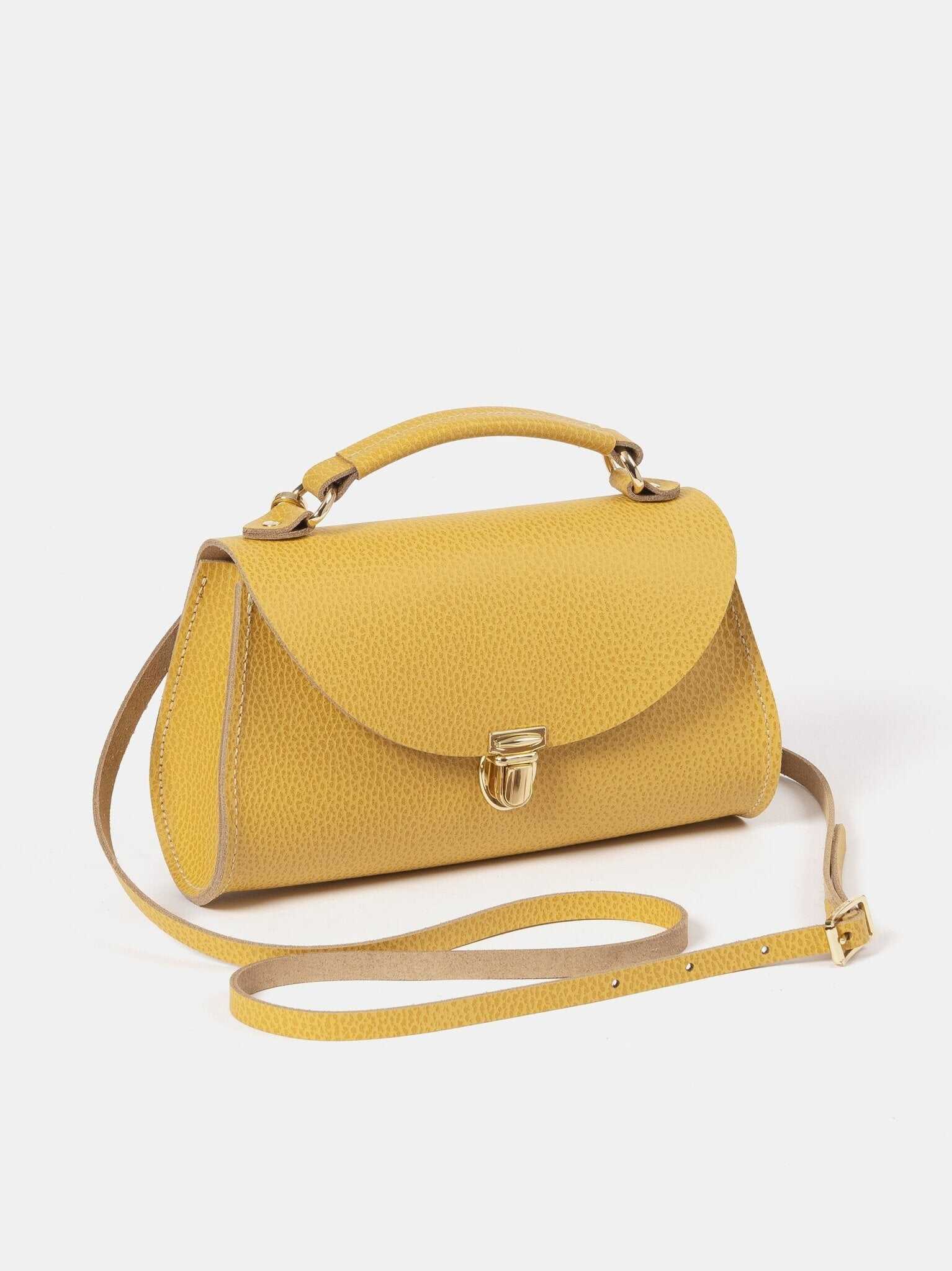 The Mini Poppy - Indian Yellow Matte Celtic Grain