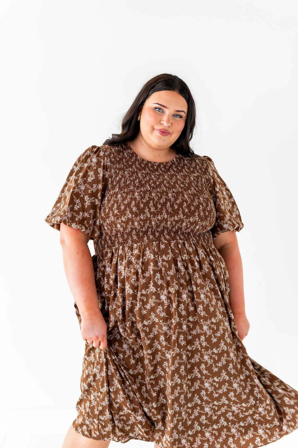 Mallory Smocked Dress - Size Small, 2X, & 3X Left