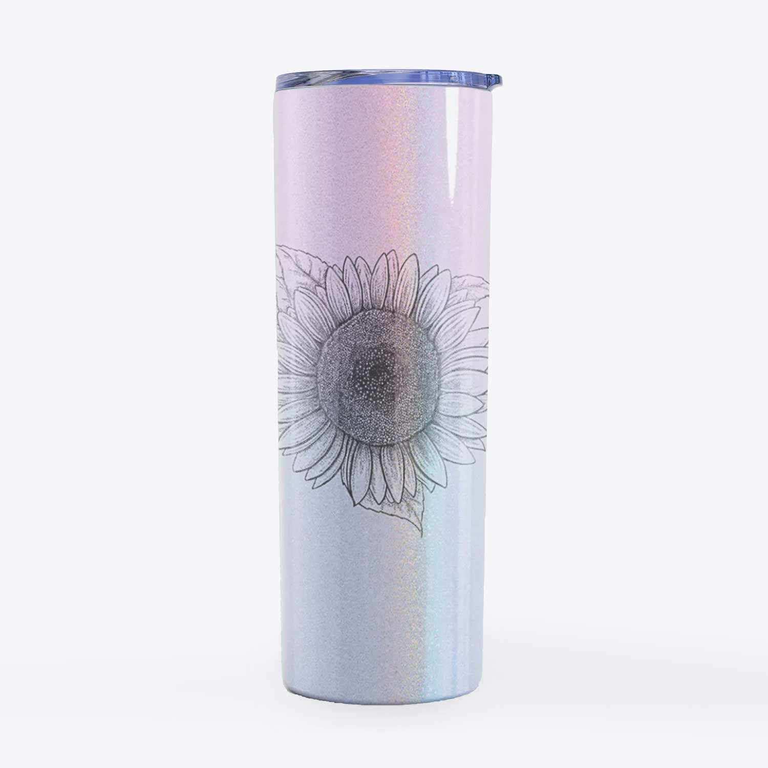 Lemon Queen Sunflower - Helianthus Annuus - 20oz Skinny Tumbler