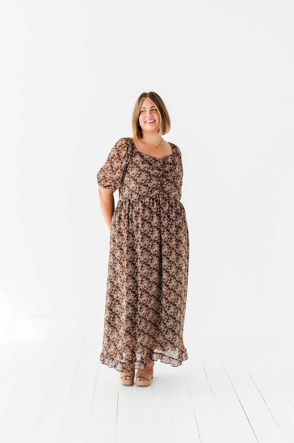 Larissa Floral Dress - Size Small, 2X, & 3X Left