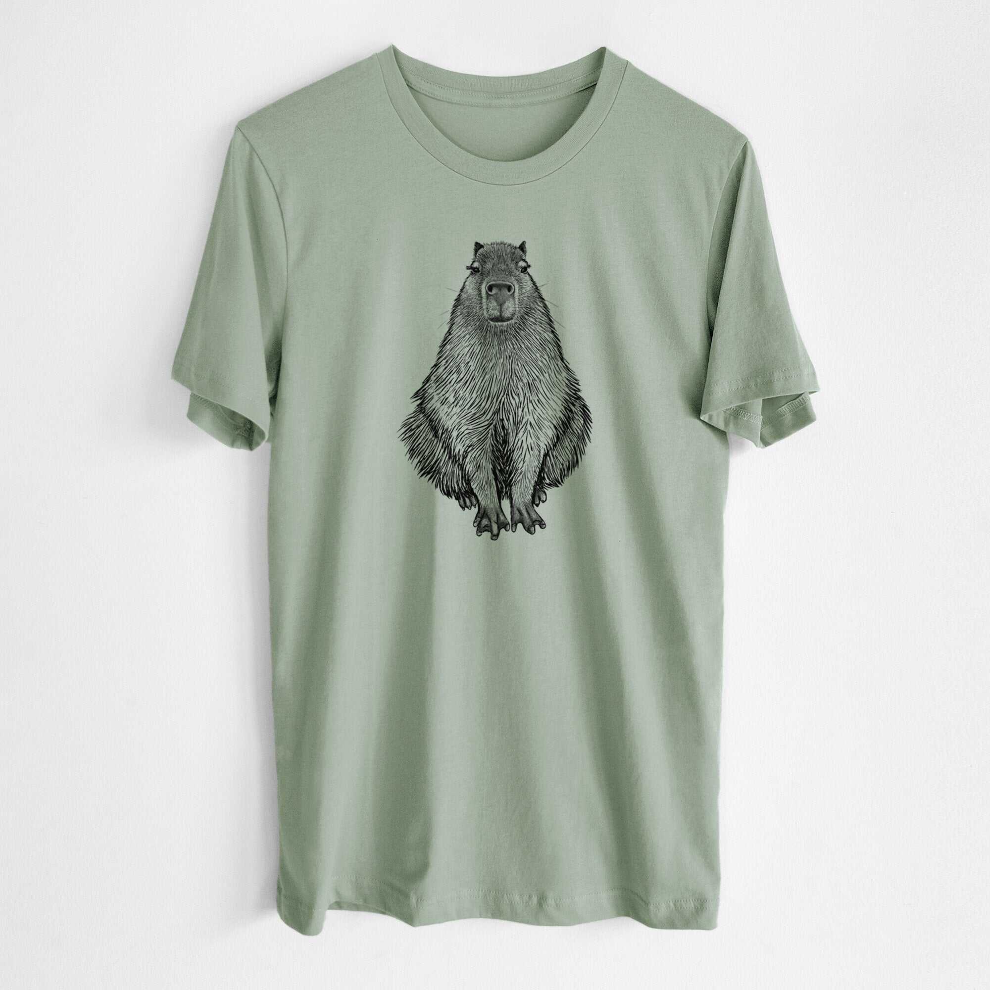 Capybara - Hydrochoerus hydrochaeris - Lightweight 100% Cotton Unisex Crewneck
