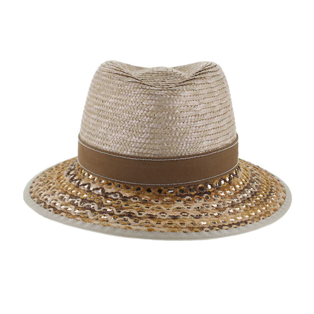 Paper Braid and Raffia Straw  Hat