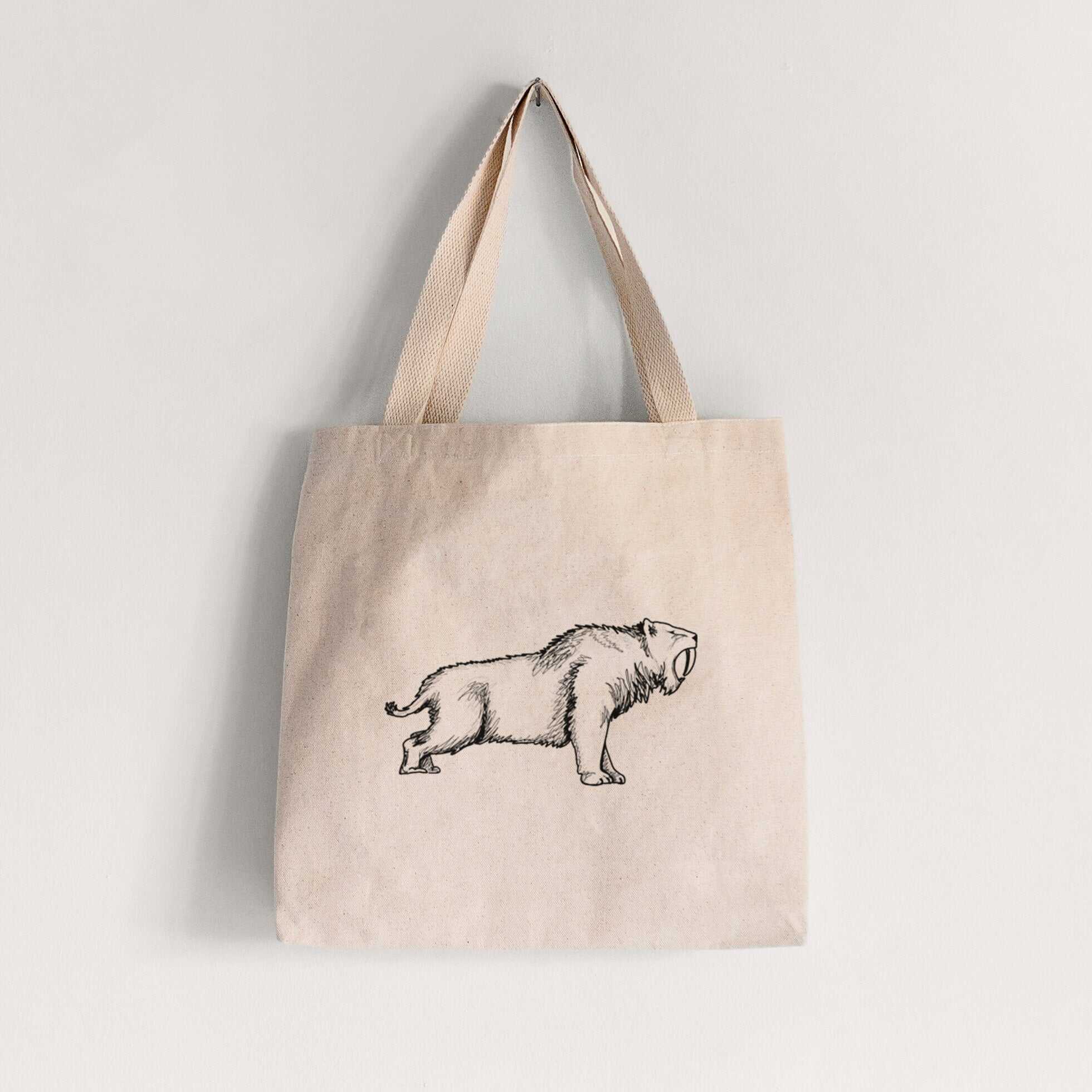Saber-toothed Tiger - Smilodon - Tote Bag