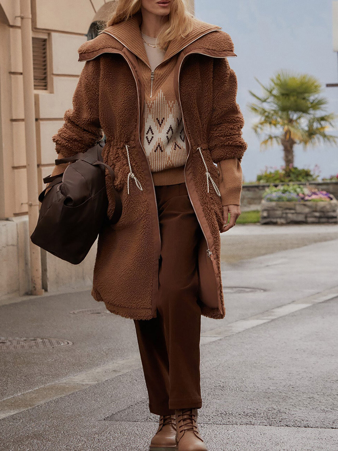 Logan Sherpa Coat