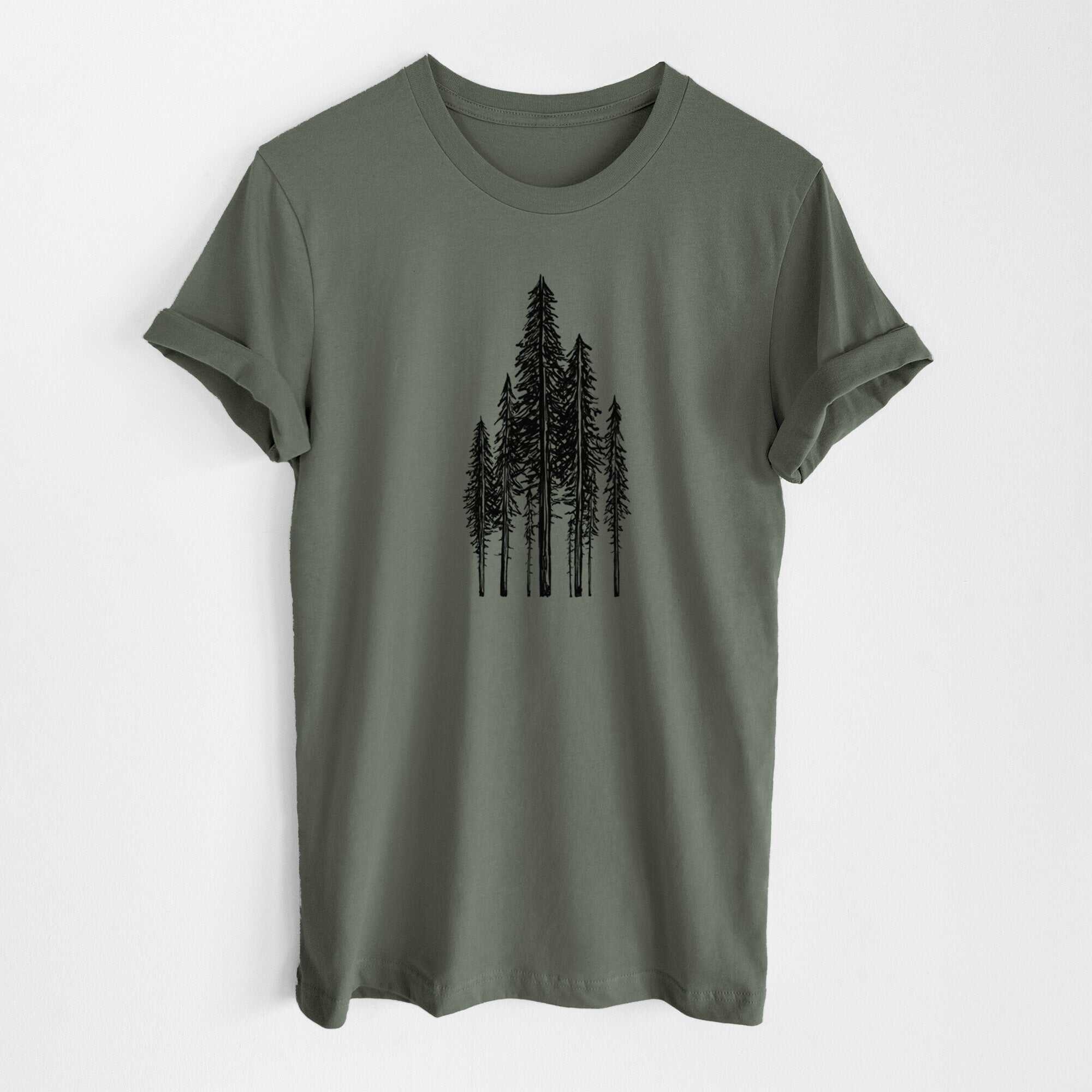 Coastal Redwoods - Lightweight 100% Cotton Unisex Crewneck