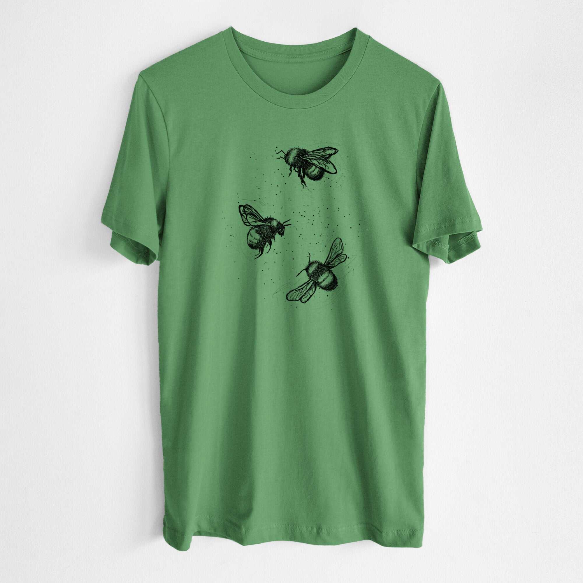 American Bumblebee Trio - Bombus Pensylvanicus - Lightweight 100% Cotton Unisex Crewneck