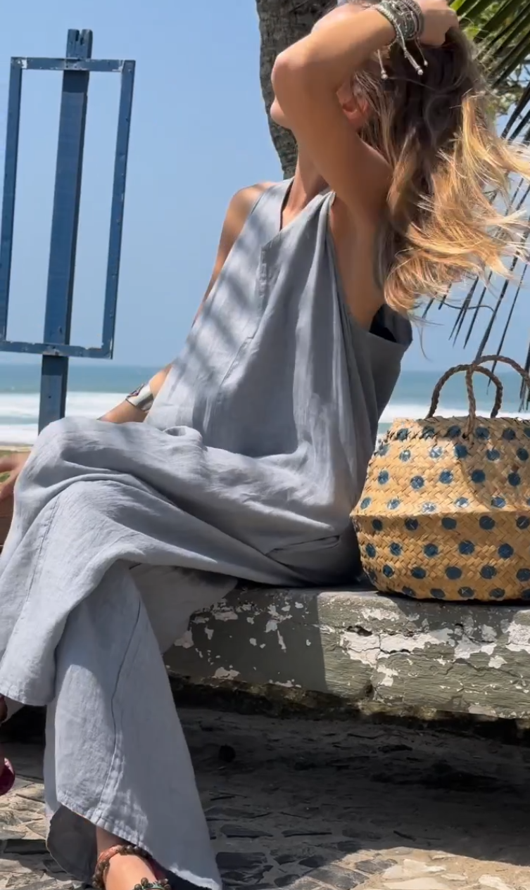 SUMMER Comfortable casual cotton and linen jumpsuit （BUY 2 GET FREE SHIPPING)
