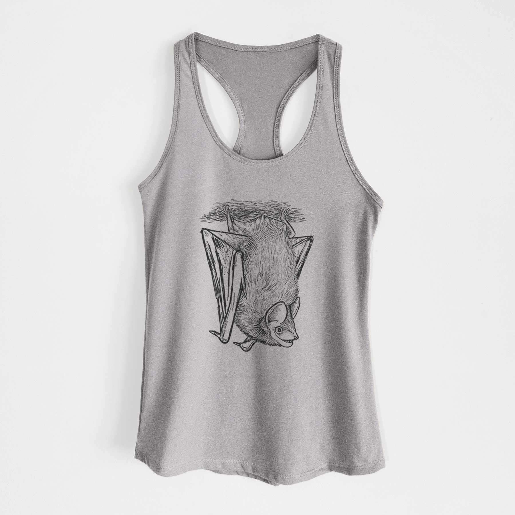 Eptesicus fuscus - Big Brown Bat - Women's Racerback Tanktop