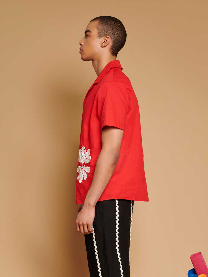 Rosario Trimmed Pockets Shirt