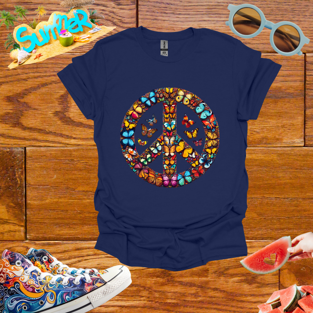 ZCKBDButterfly Peace T-Shirt