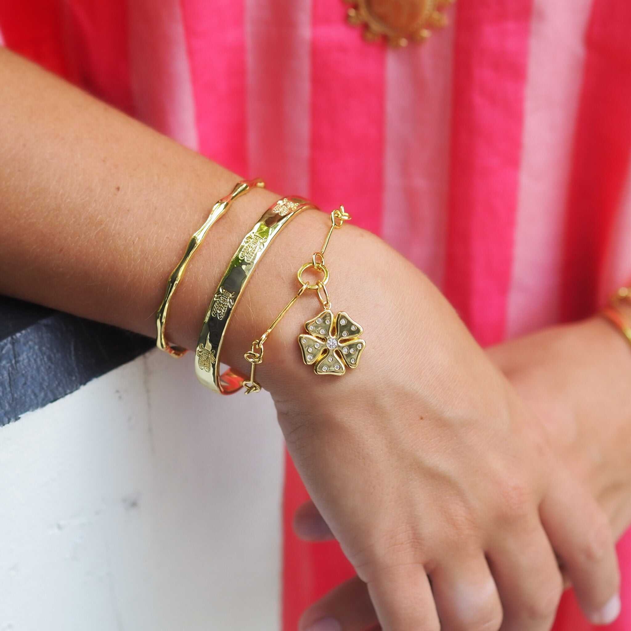 Goldbug Collection Love Train Cuff