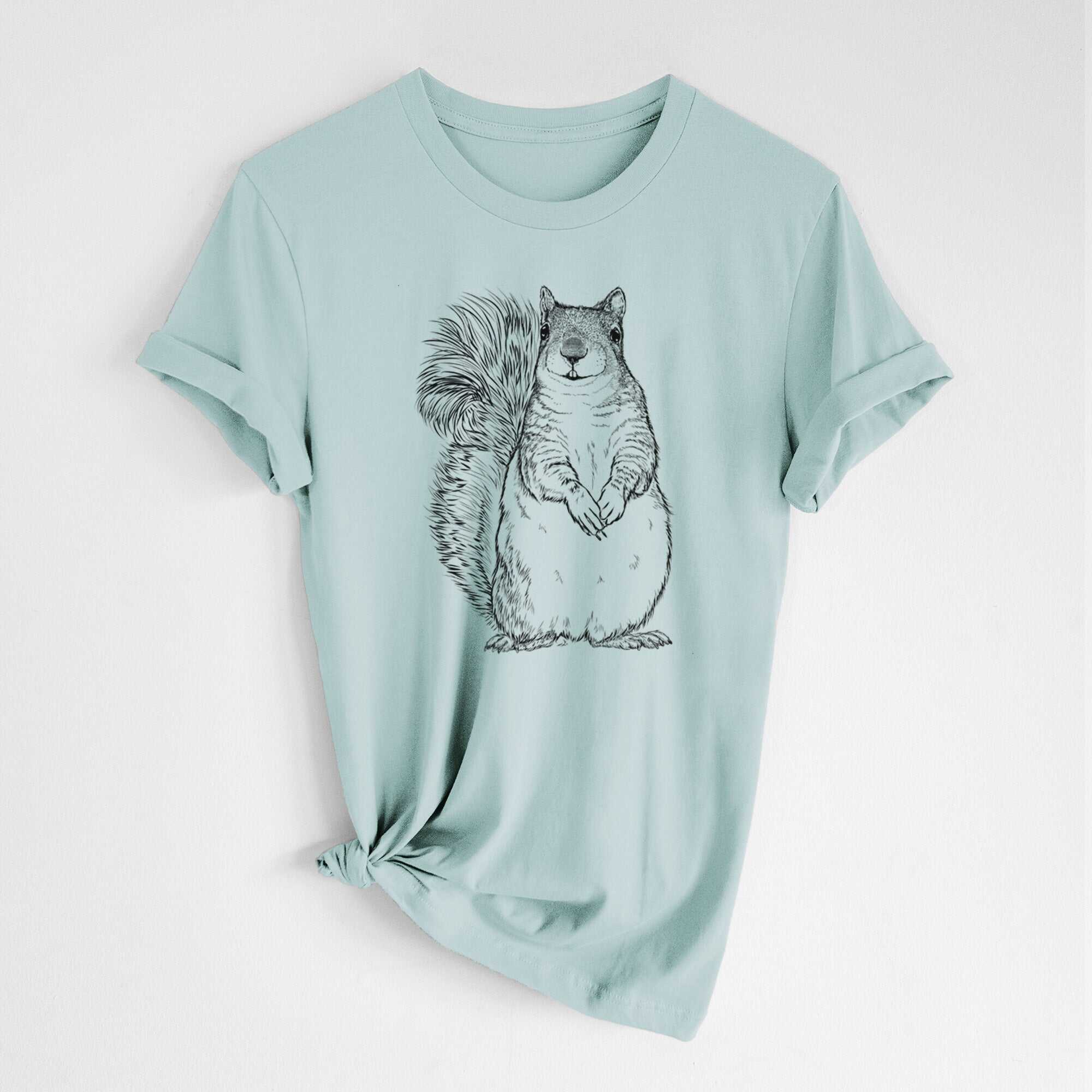 Western Grey Squirrel - Sciurus griseus - Lightweight 100% Cotton Unisex Crewneck