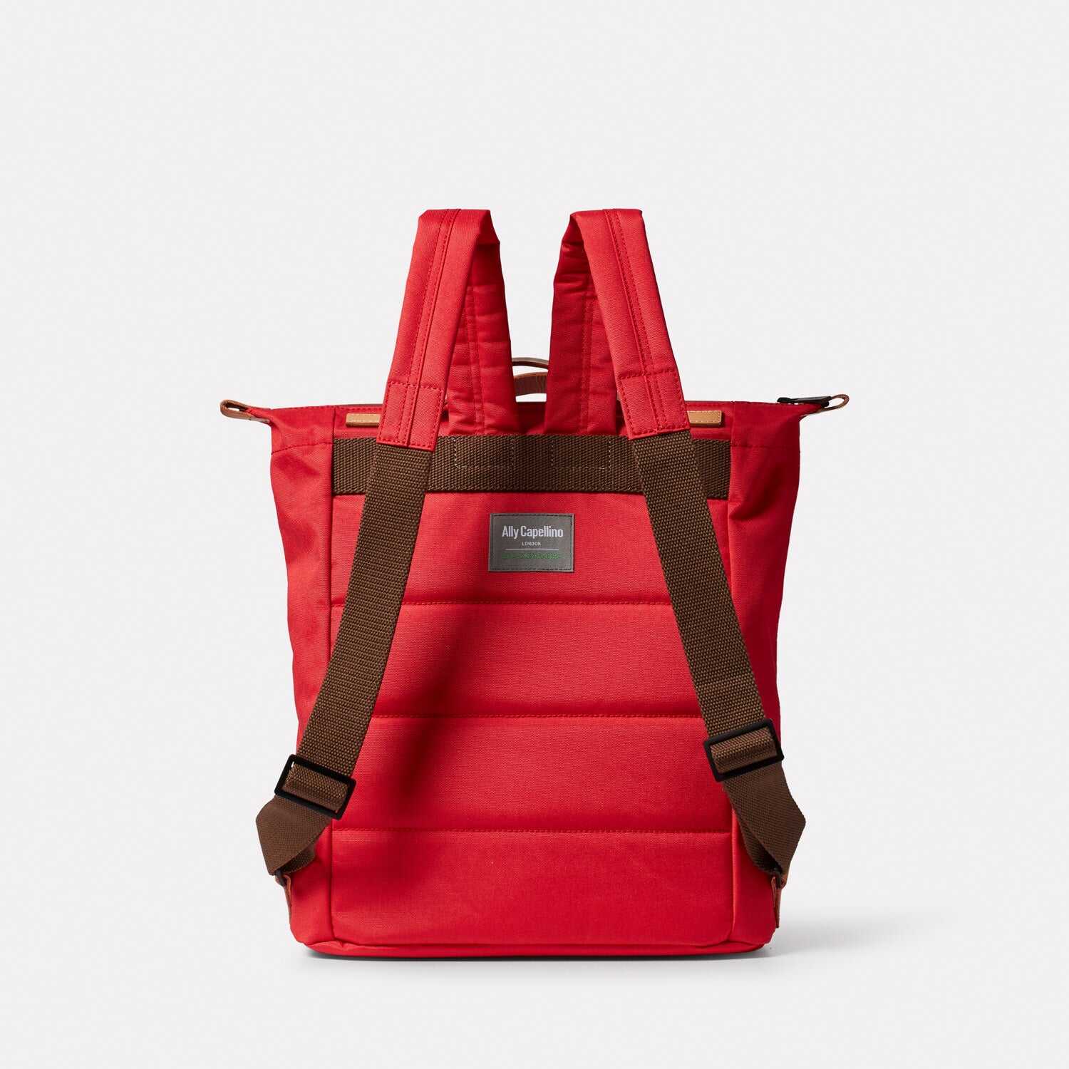 Mini Hoy Travel Cycle Recycled Backpack in Crimson
