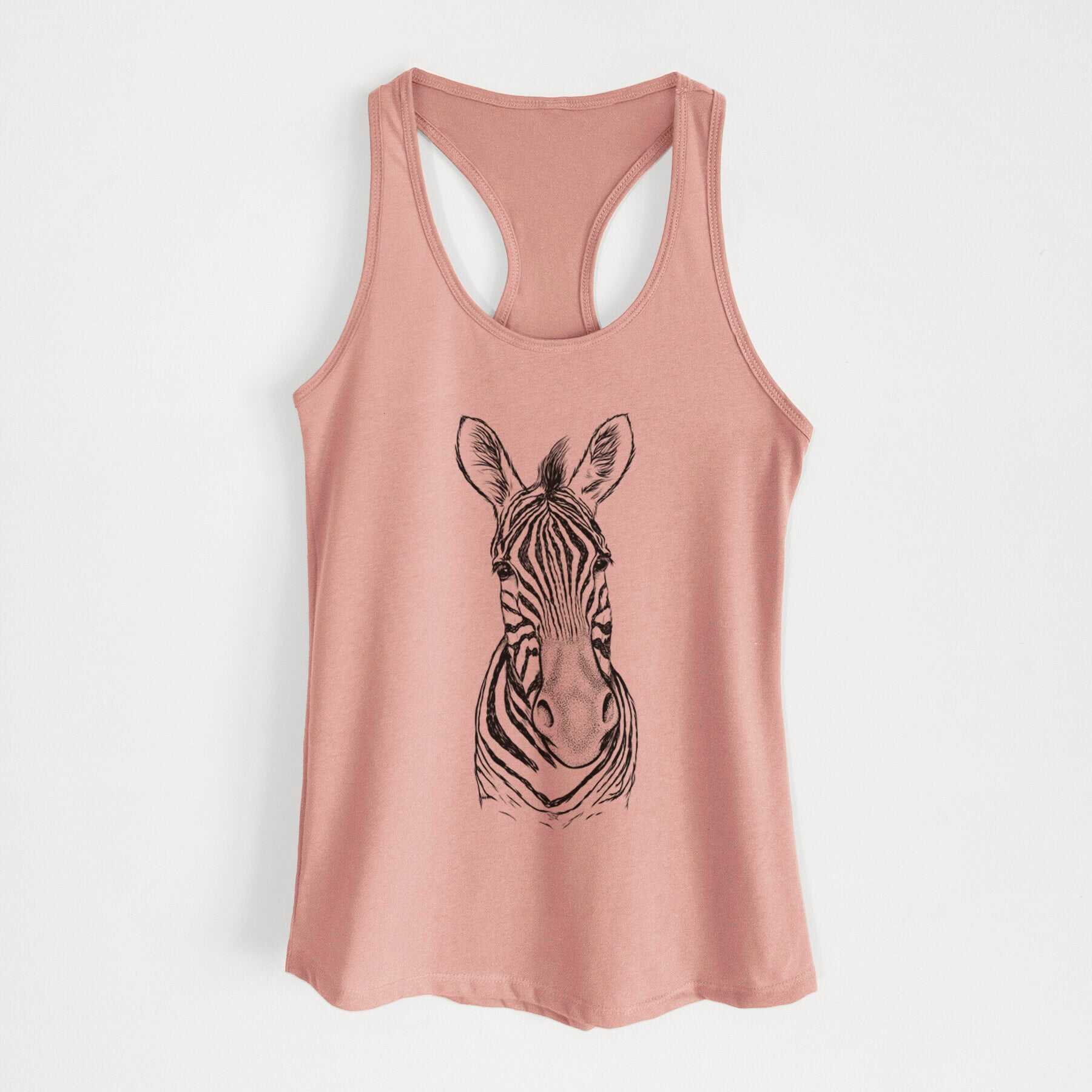 Damara Zebra - Equus quagga antiquorum - Women's Racerback Tanktop