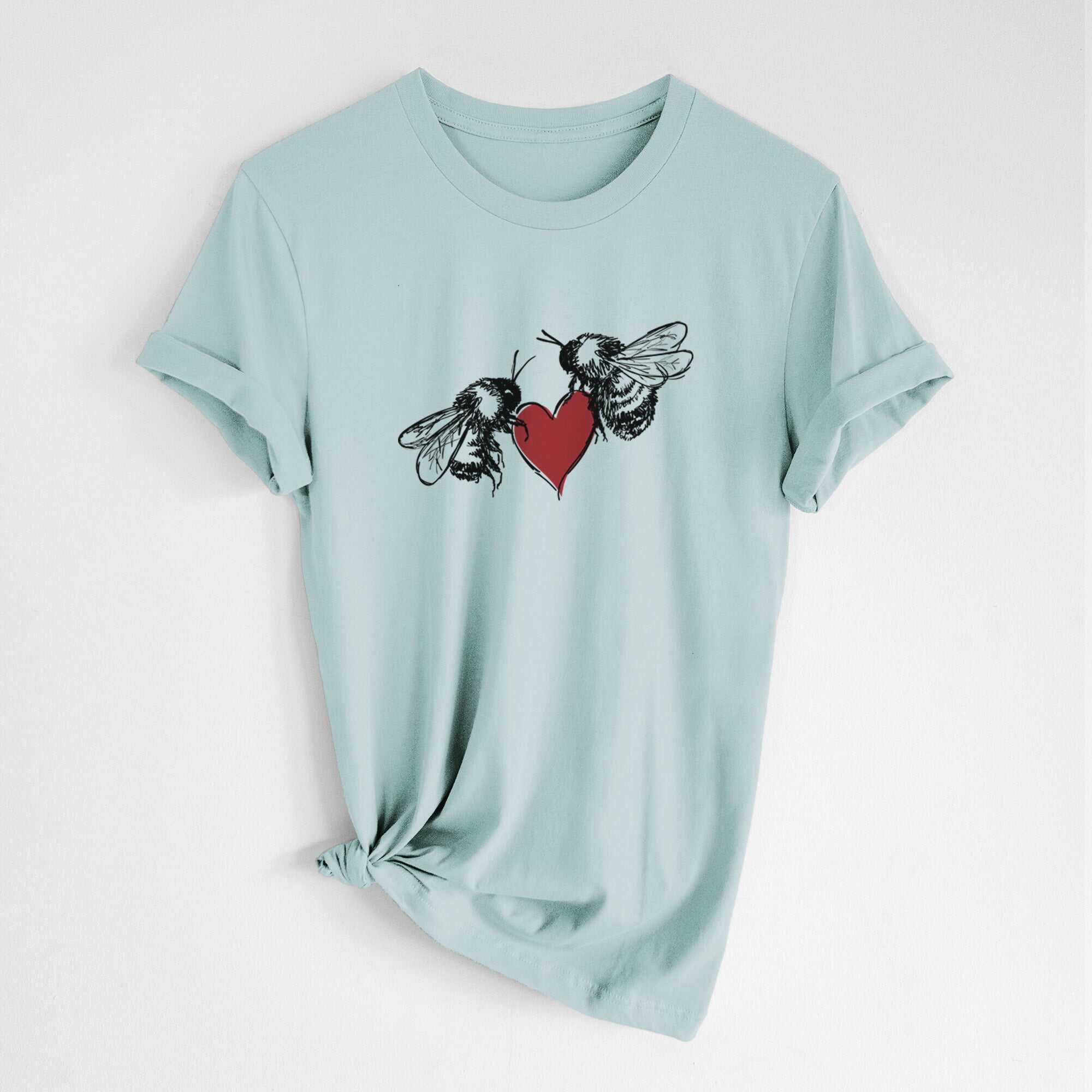 Love Bees - Lightweight 100% Cotton Unisex Crewneck