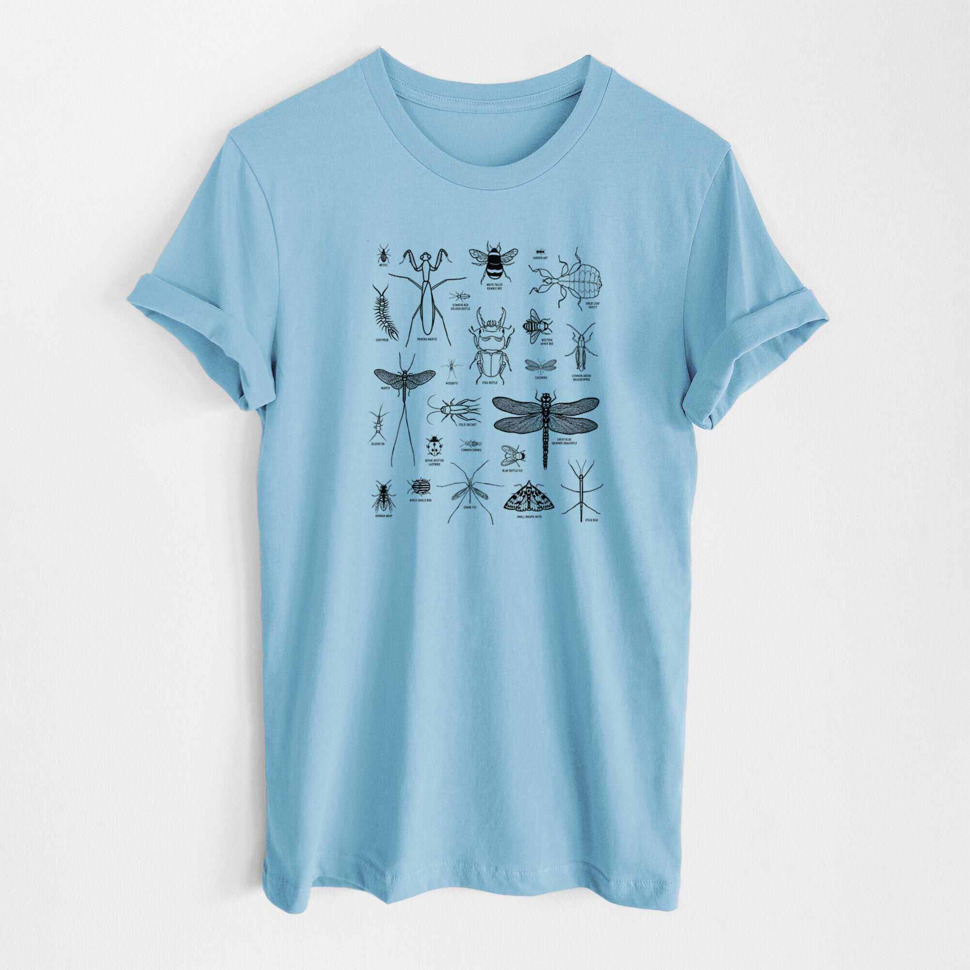 Chart of Arthropods/Insects - Lightweight 100% Cotton Unisex Crewneck