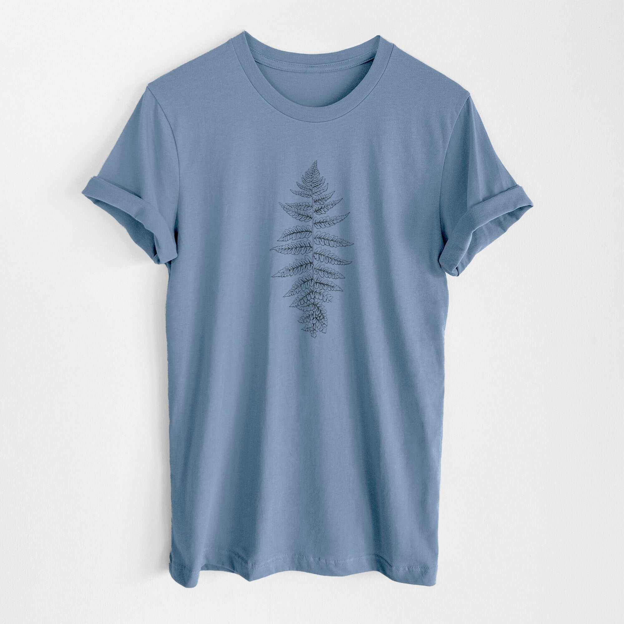 Athyrium filix femina - Lady Fern - Lightweight 100% Cotton Unisex Crewneck