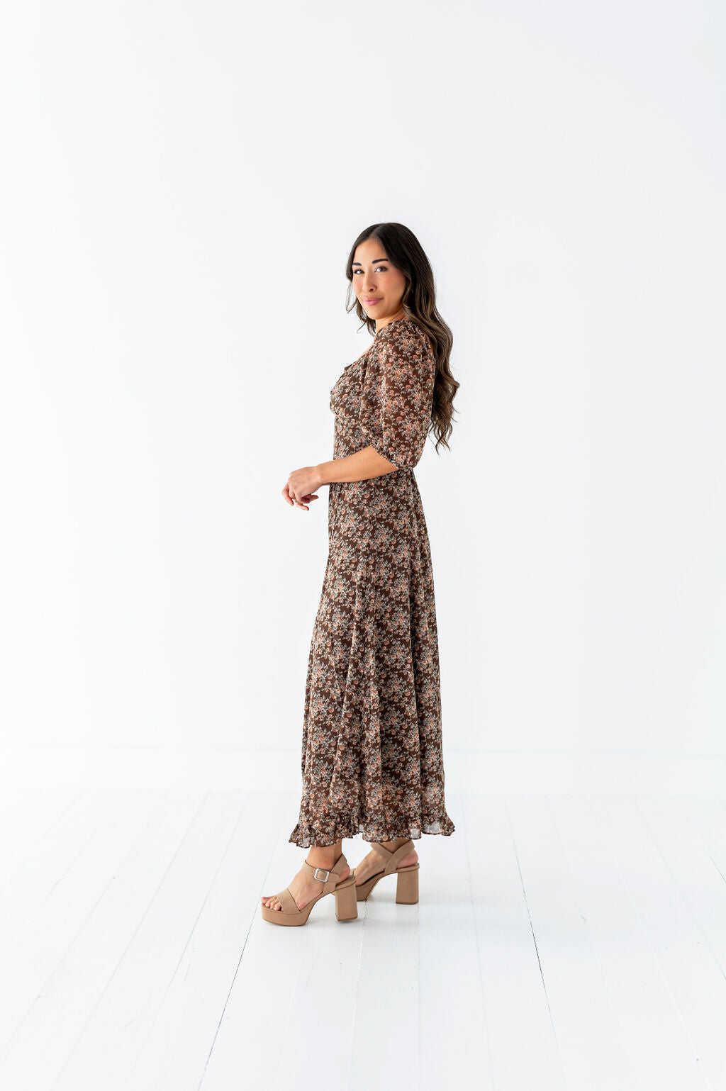 Larissa Floral Dress - Size Small, 2X, & 3X Left