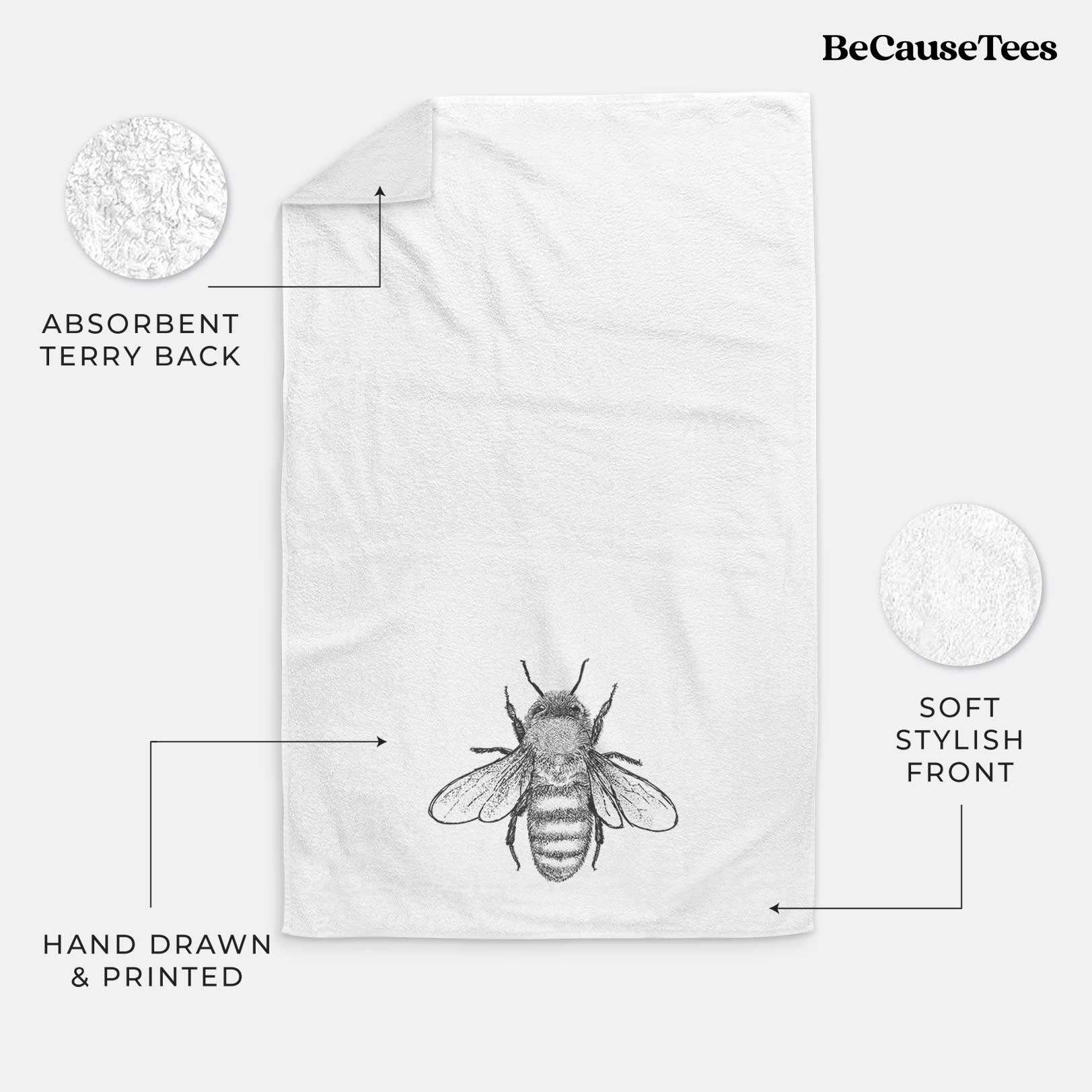 Honey Bee Premium Decorative Hand Towel