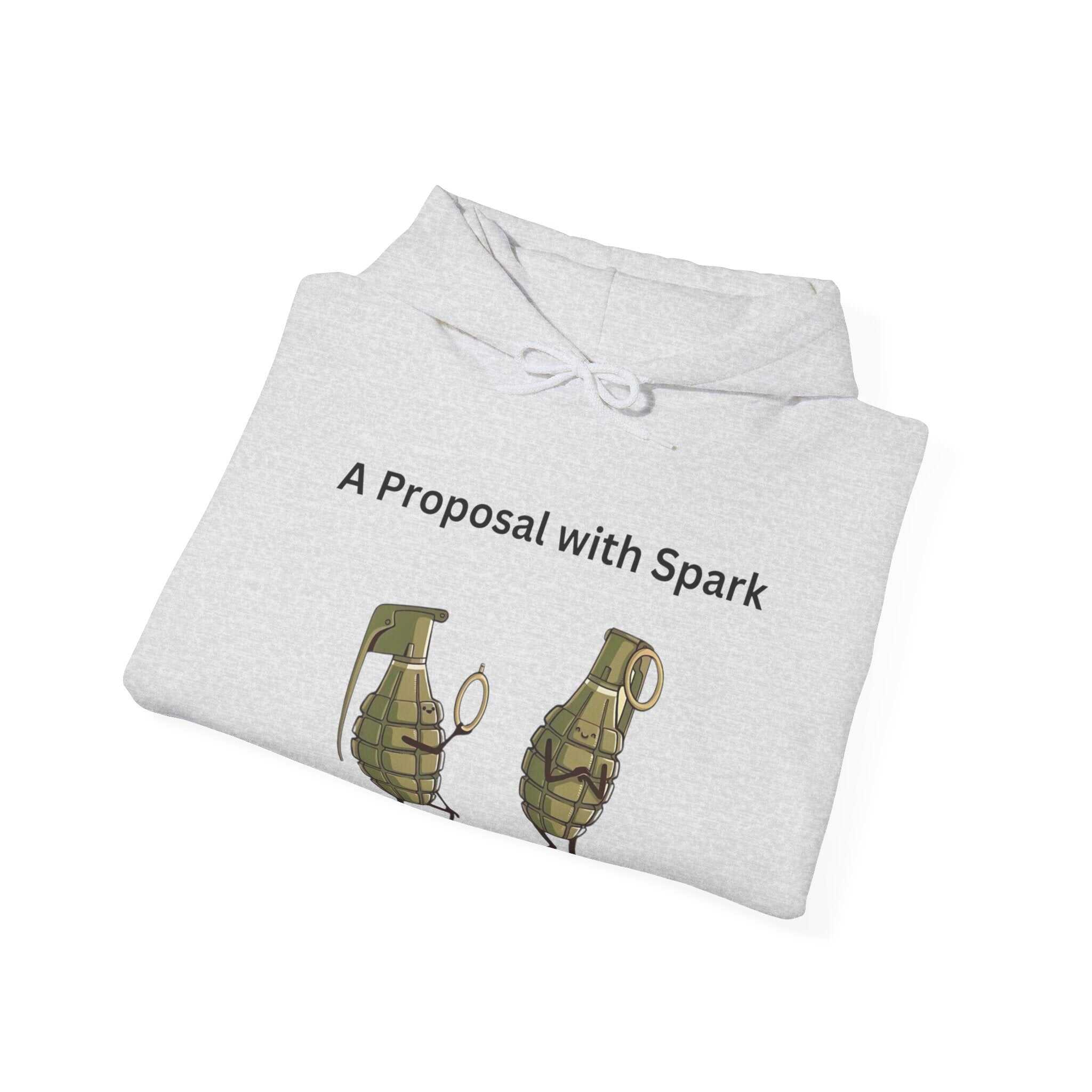 ZCKBDA Proposal with Spark. Unisex Heavy Blend™ Hooded Sweatshirt