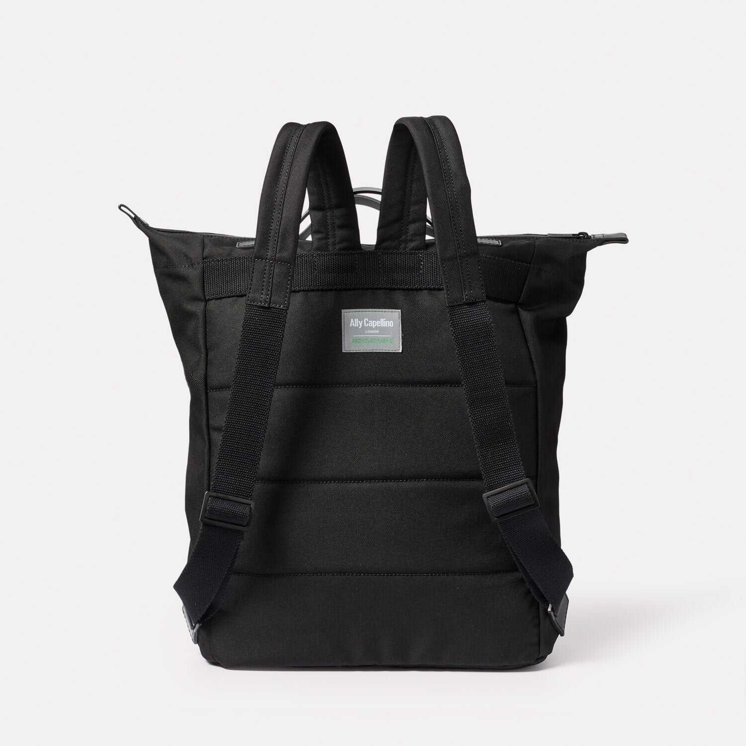 Hoy Travel Cycle Recycled Backpack in Black