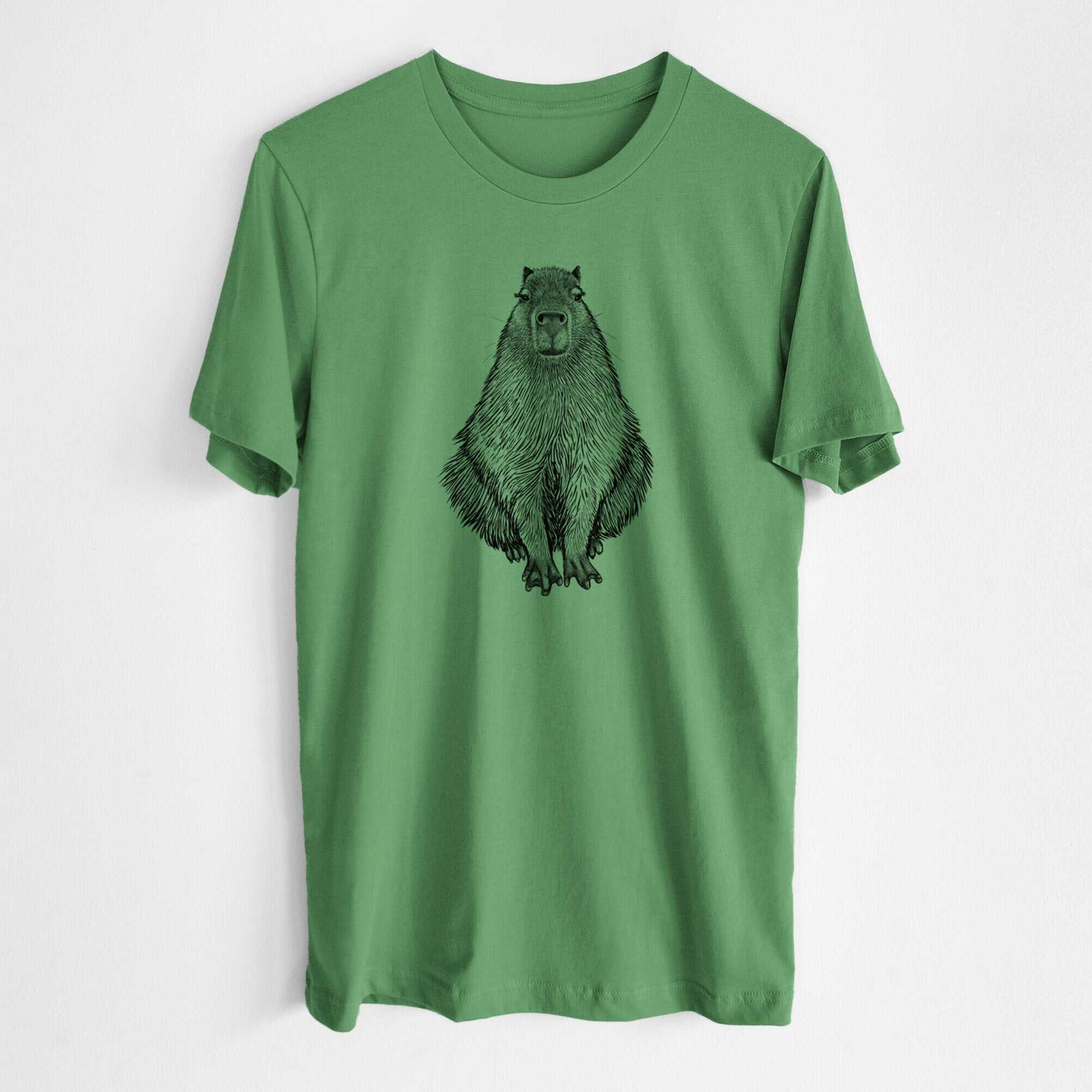 Capybara - Hydrochoerus hydrochaeris - Lightweight 100% Cotton Unisex Crewneck