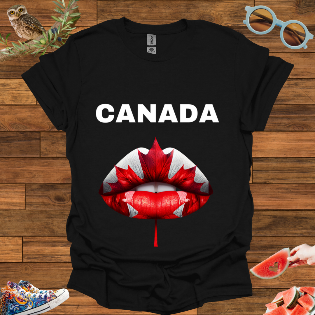 ZCKBDCanada lip T-Shirt