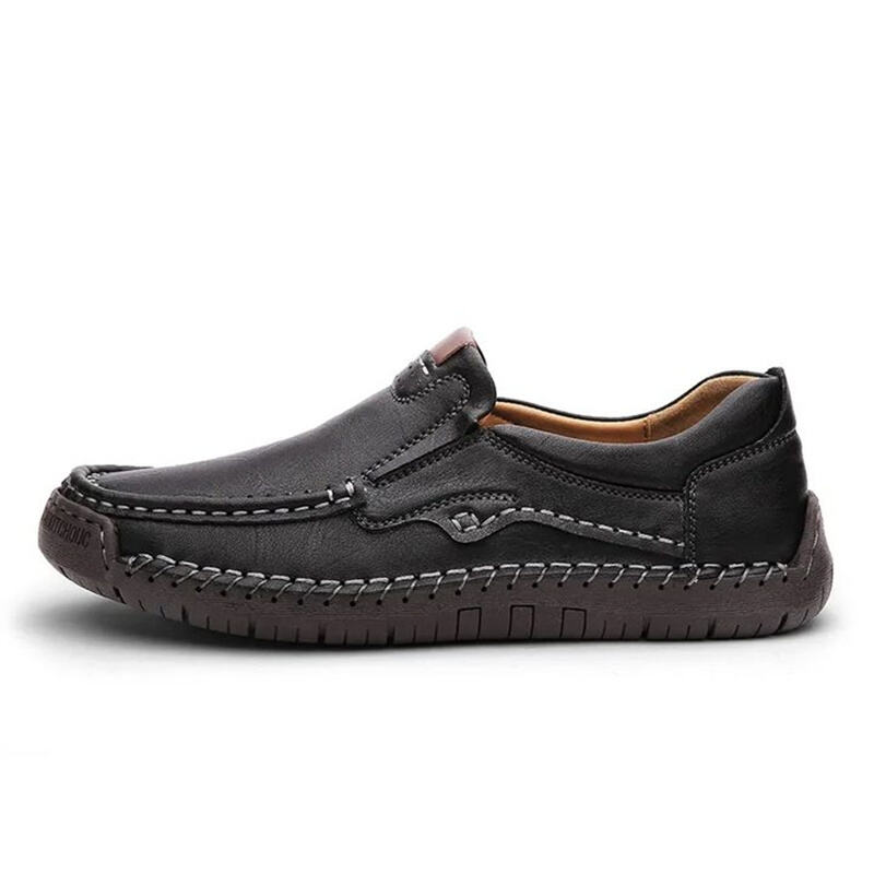 Men's Hand-Stitched Slip-On Orthopedic Leather Shoes Loafers