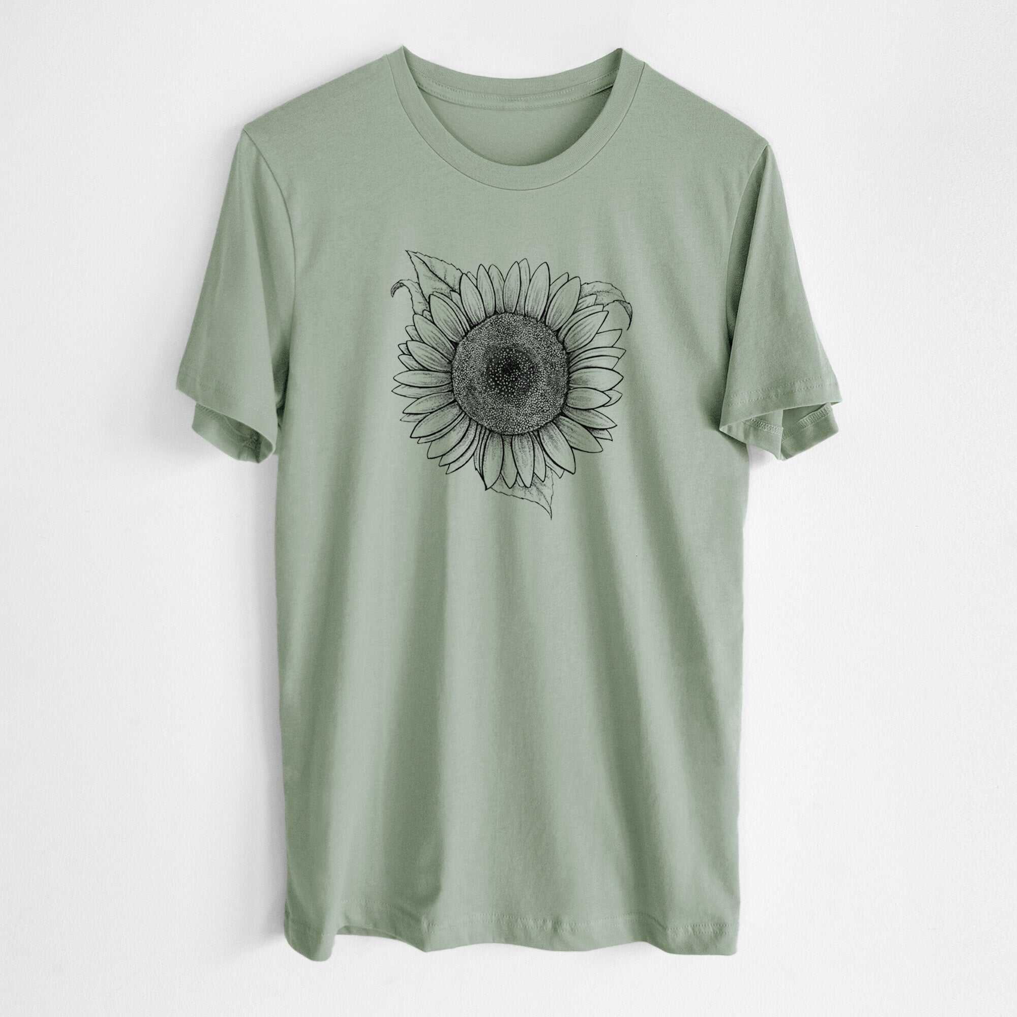 Lemon Queen Sunflower - Helianthus Annuus - Lightweight 100% Cotton Unisex Crewneck