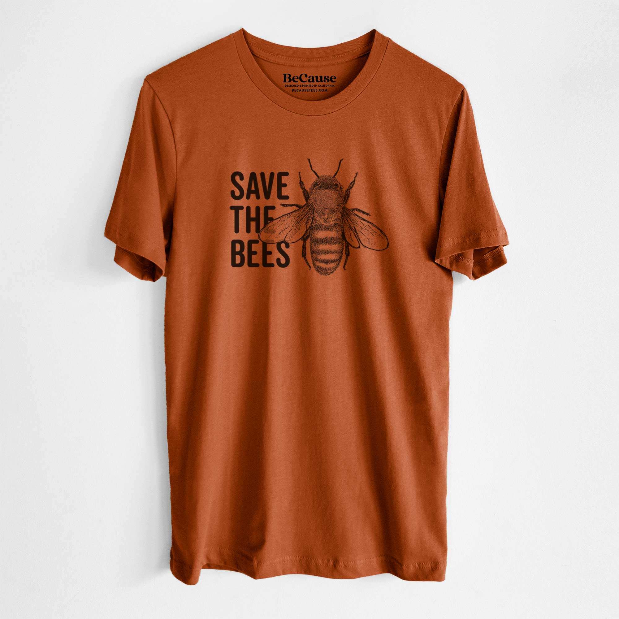 Save the Bees - Lightweight 100% Cotton Unisex Crewneck