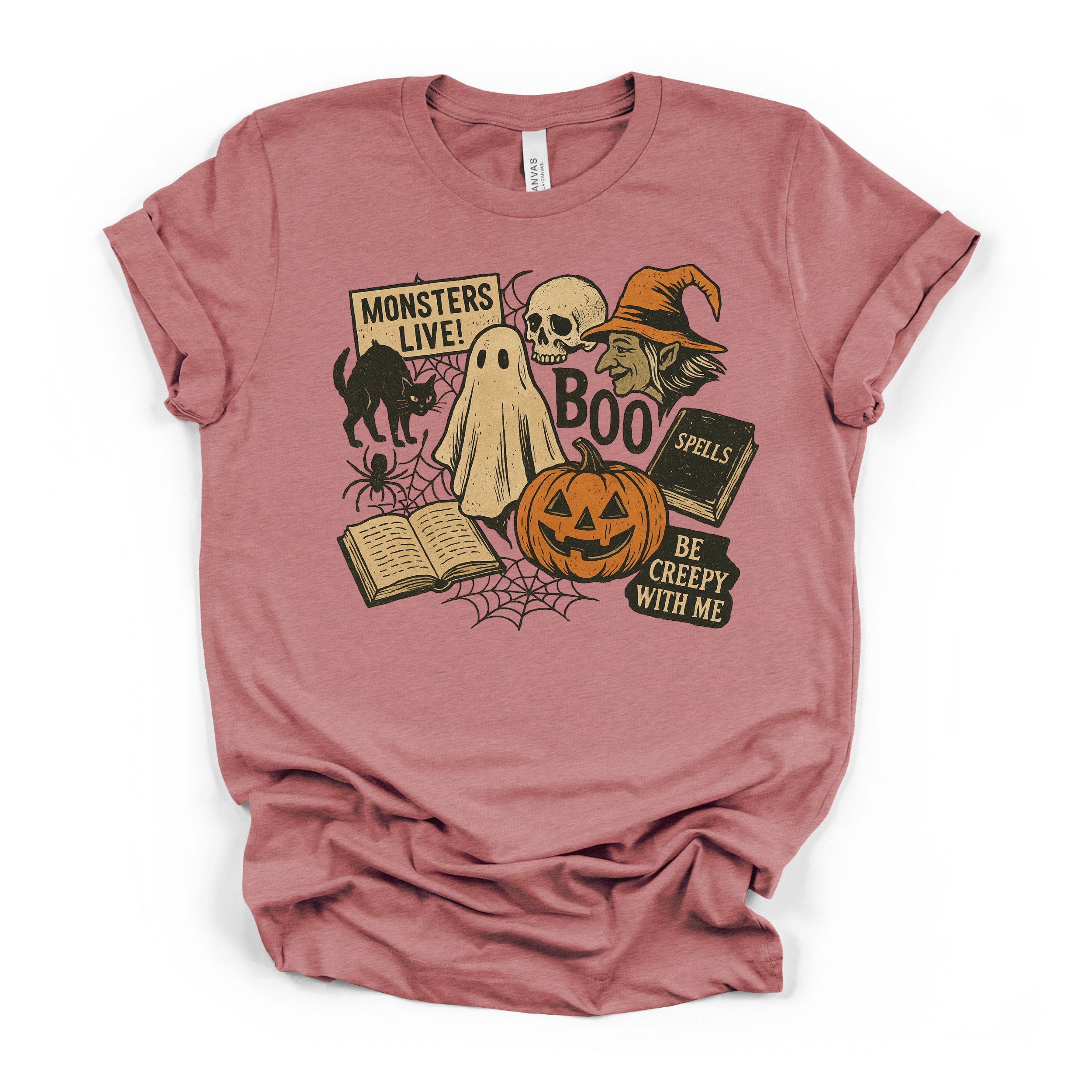 Vintage Halloween Collage T Shirt