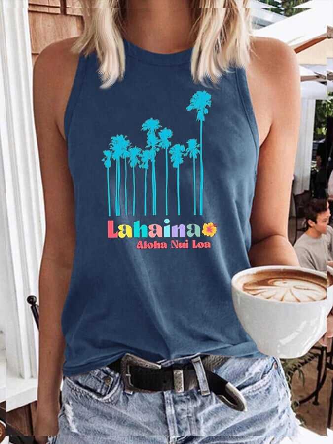 Women's Lahaina Hawaii Maui Support Tank Top