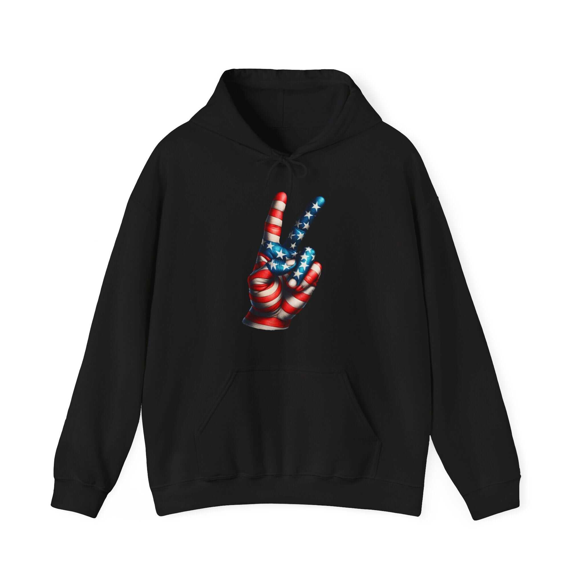 ZCKBDAmerica Peace. Unisex Heavy Blend™ Hooded Sweatshirt