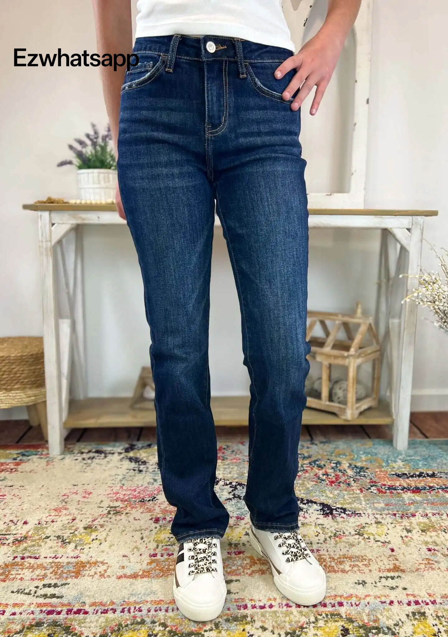 Lovervet by Vervet Day Dream Slim Straight Jeans