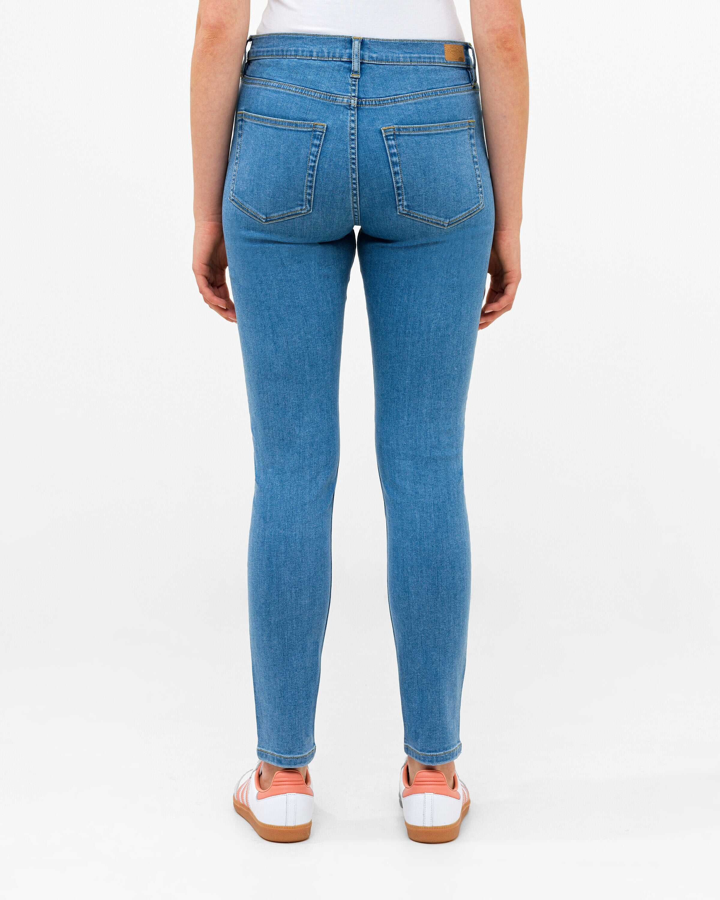 Soft Stretch Denim High Rise Skinny Jeans 30 Inch