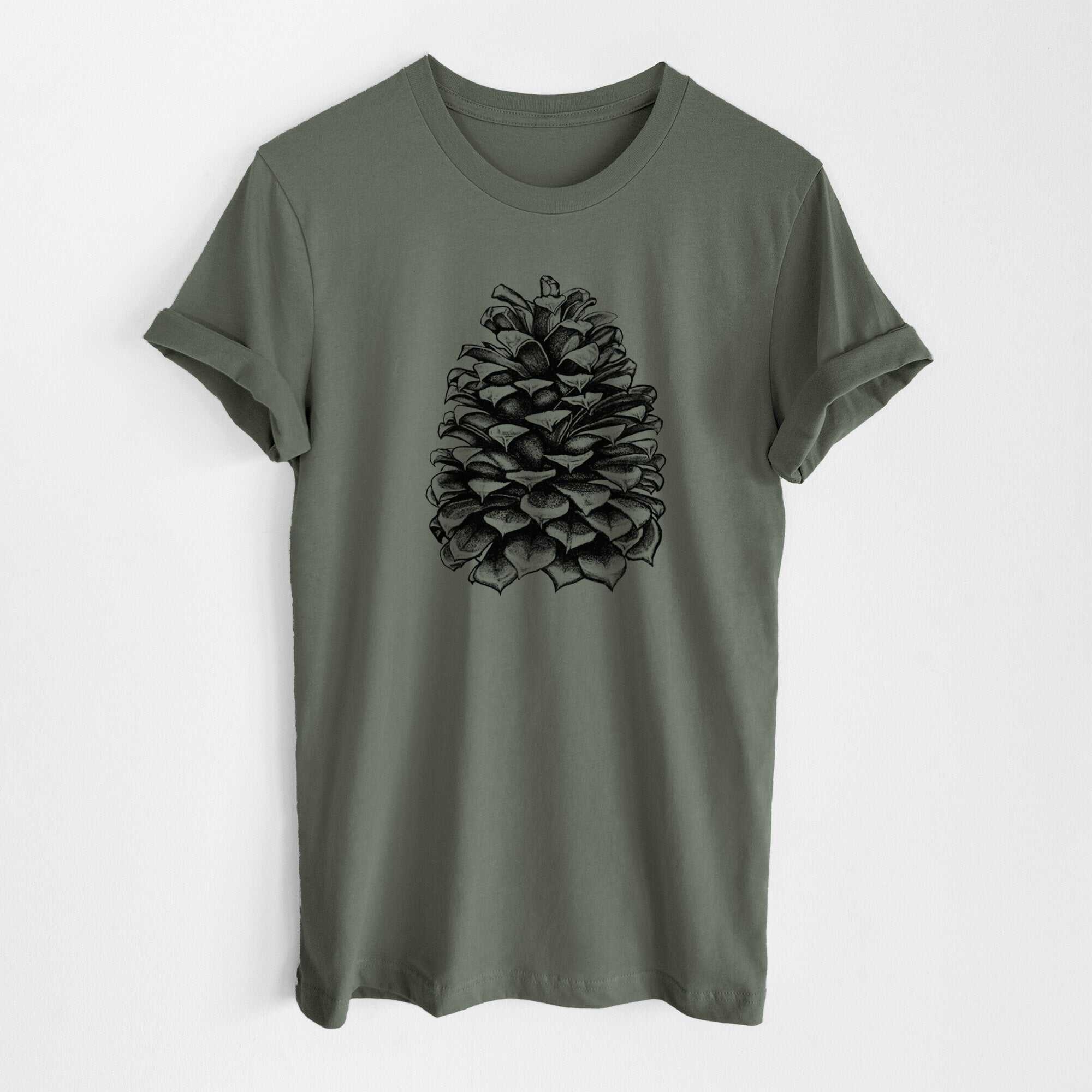 Pinus Jeffreyi - Jeffrey Pine Cone - Lightweight 100% Cotton Unisex Crewneck