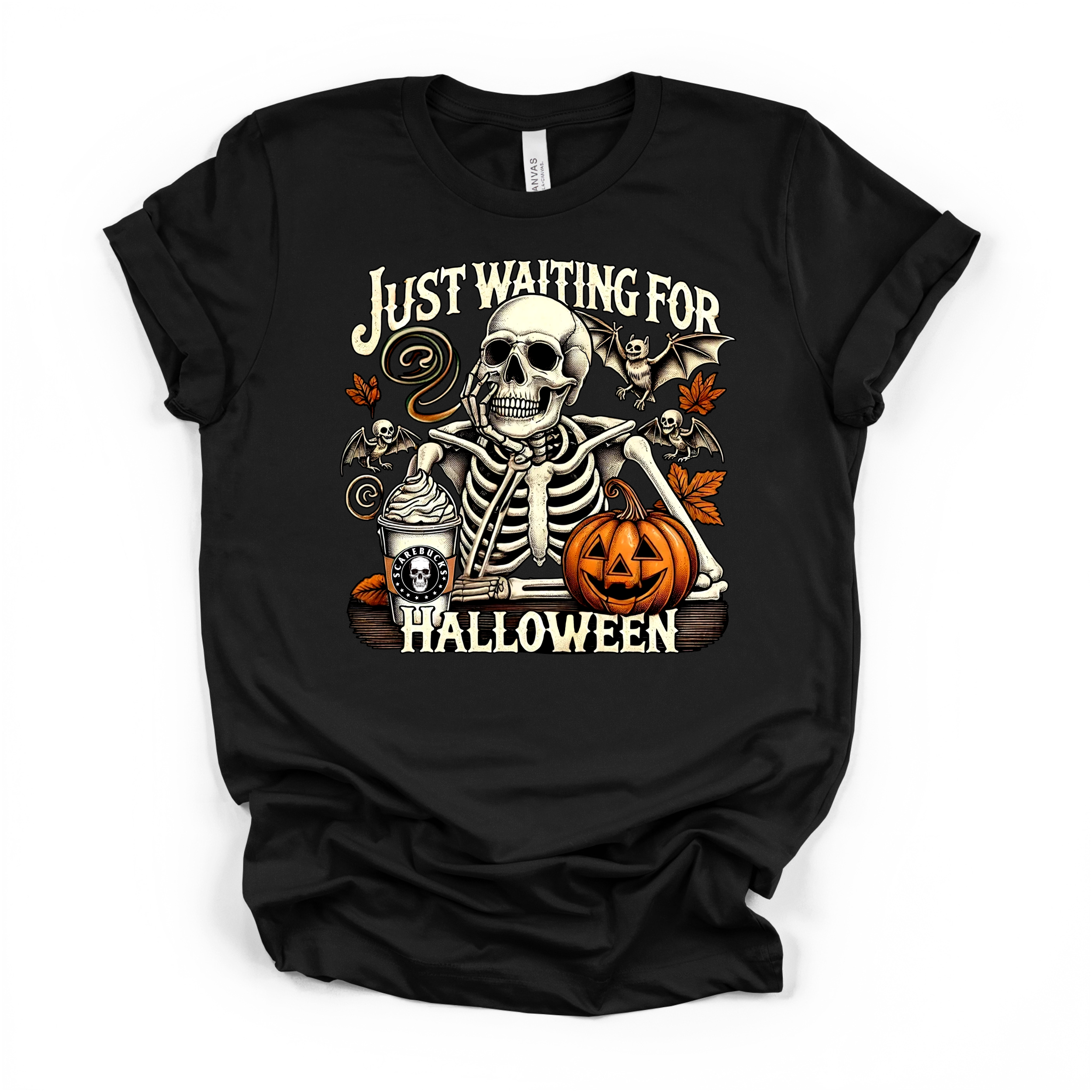 Just Waiting On Halloween T Shirt