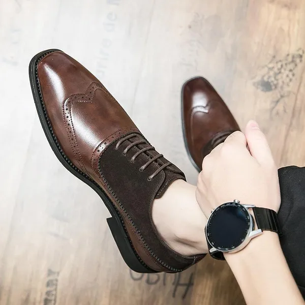 Mens High Quality Oxford Wedding Shoes