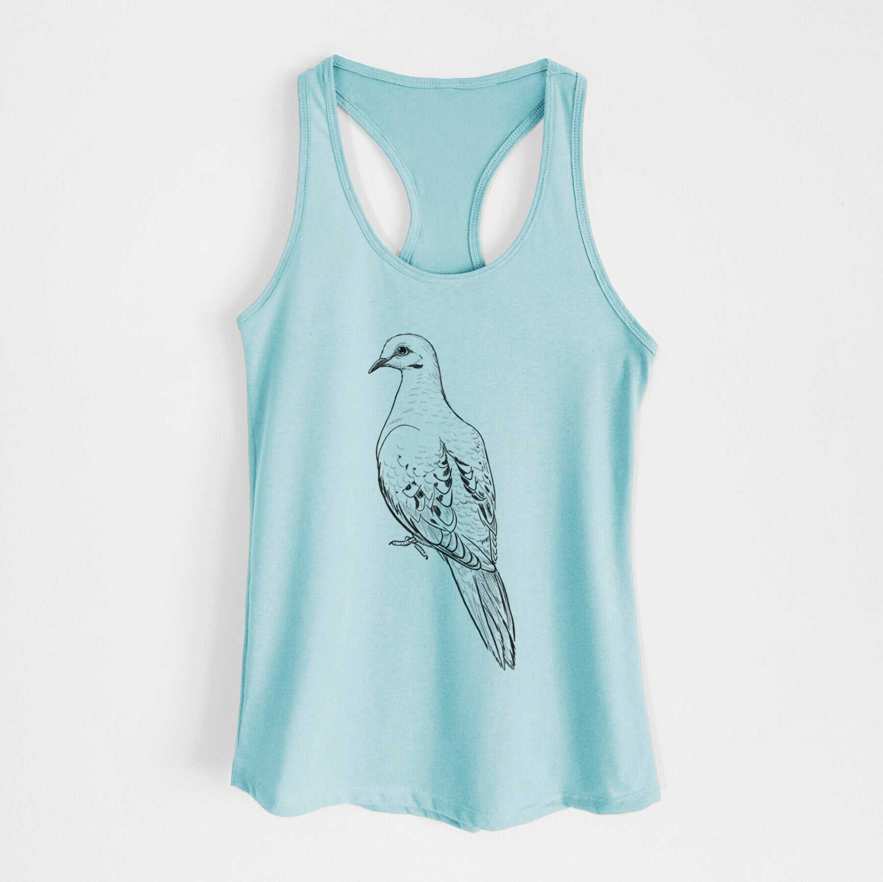 Mourning Dove - Zenaida macroura - Women's Racerback Tanktop