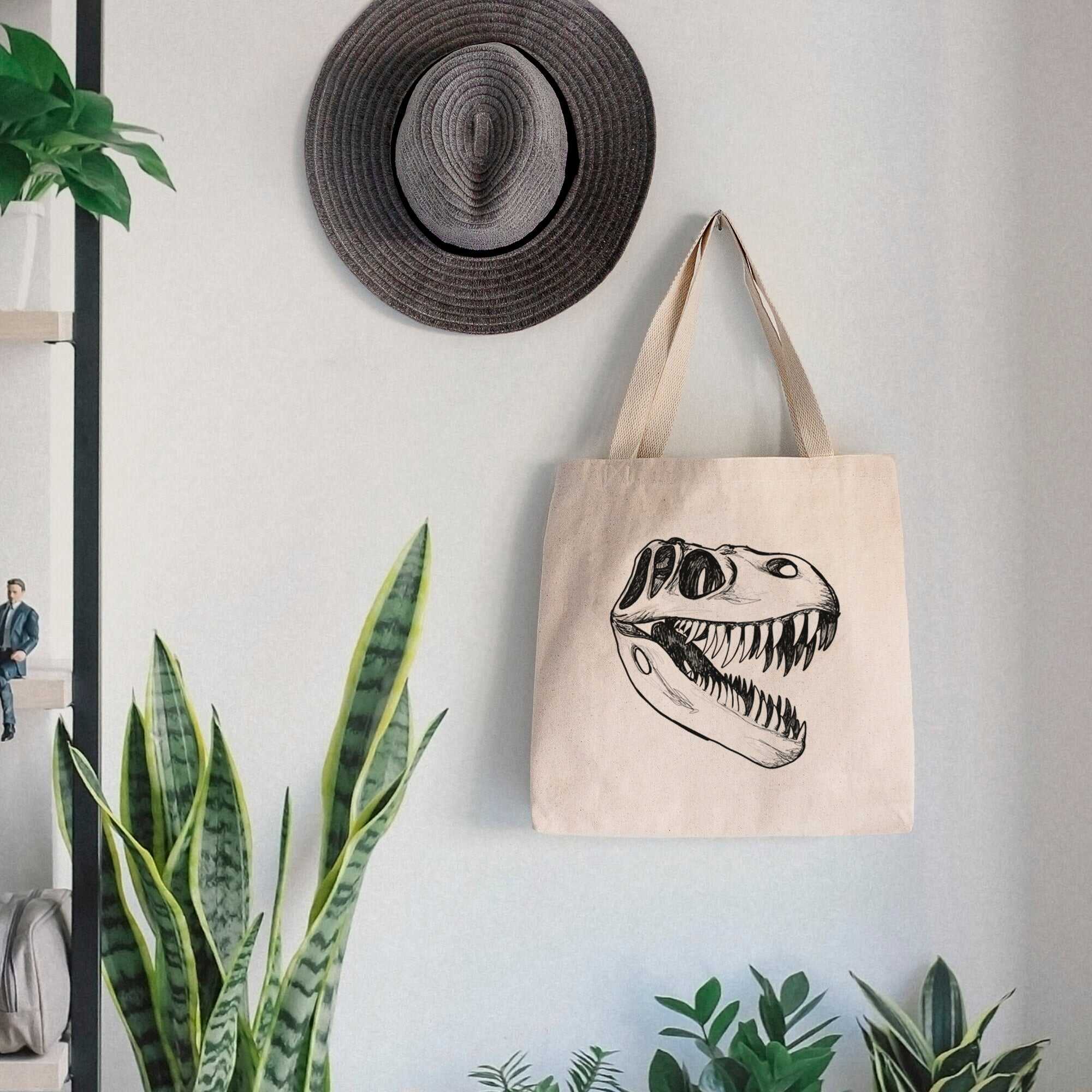 Tyrannosaurus Rex Skull - Tote Bag