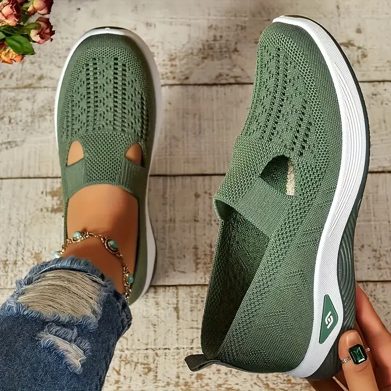Women's Woven Orthopedic Breathable Soft Sole Shoes