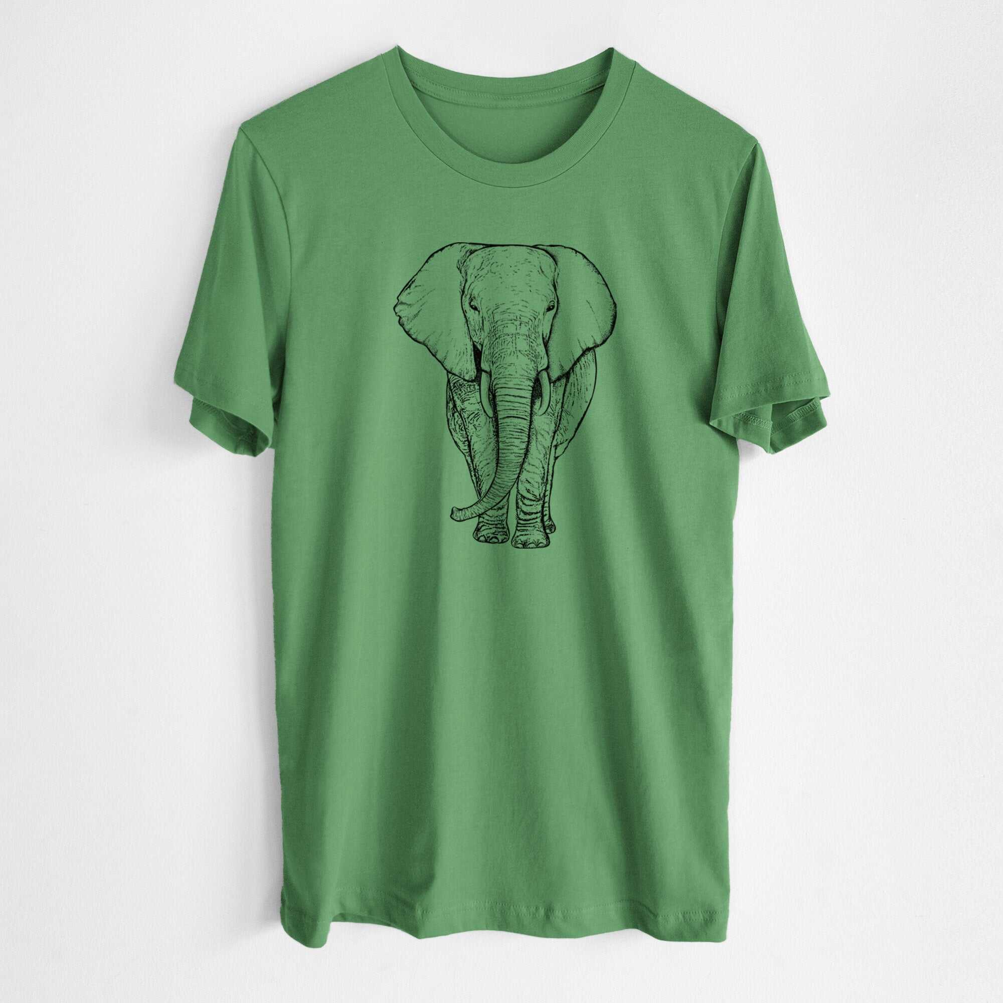 Loxodonta africana - African Elephant - Lightweight 100% Cotton Unisex Crewneck