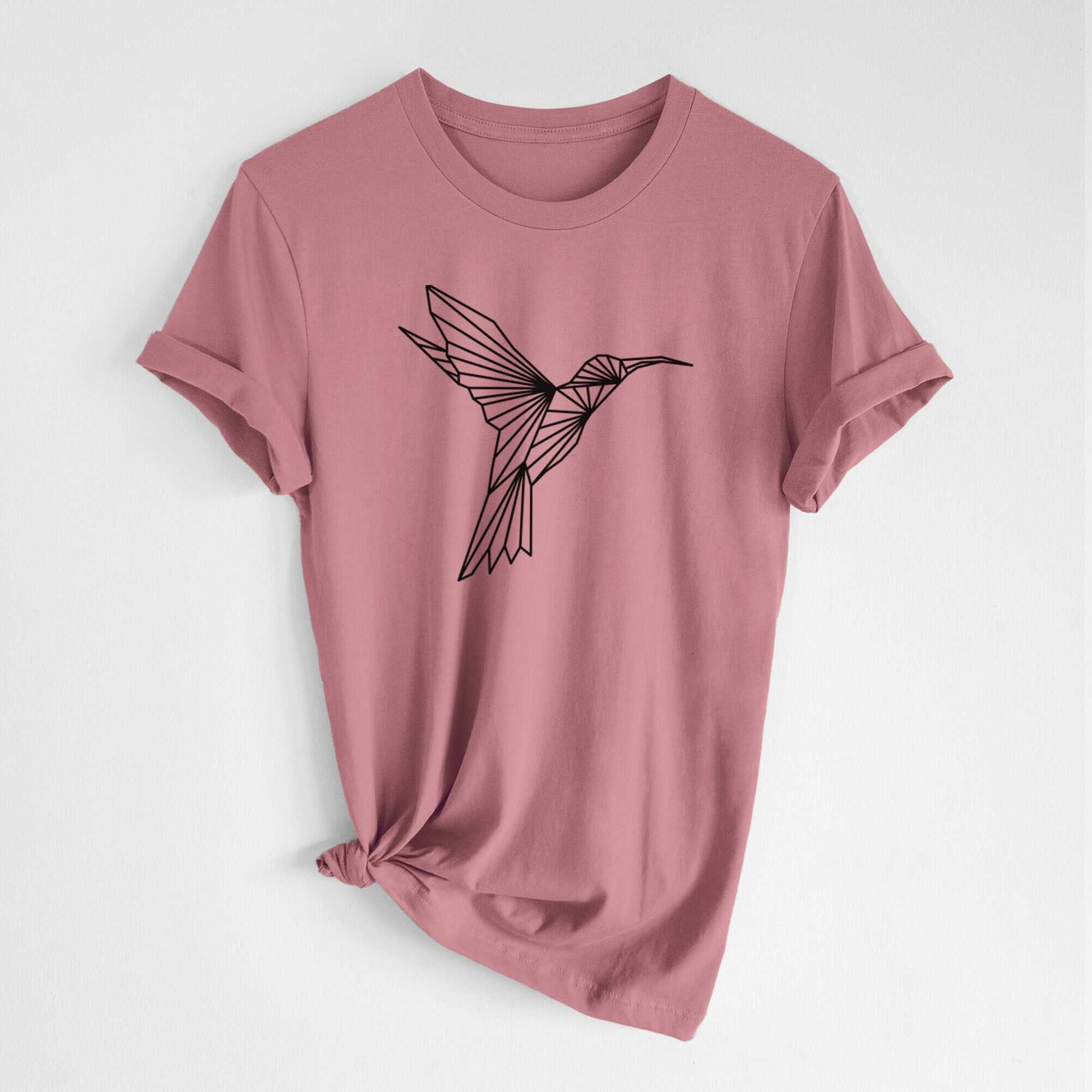 Geometric Hummingbird - Lightweight 100% Cotton Unisex Crewneck