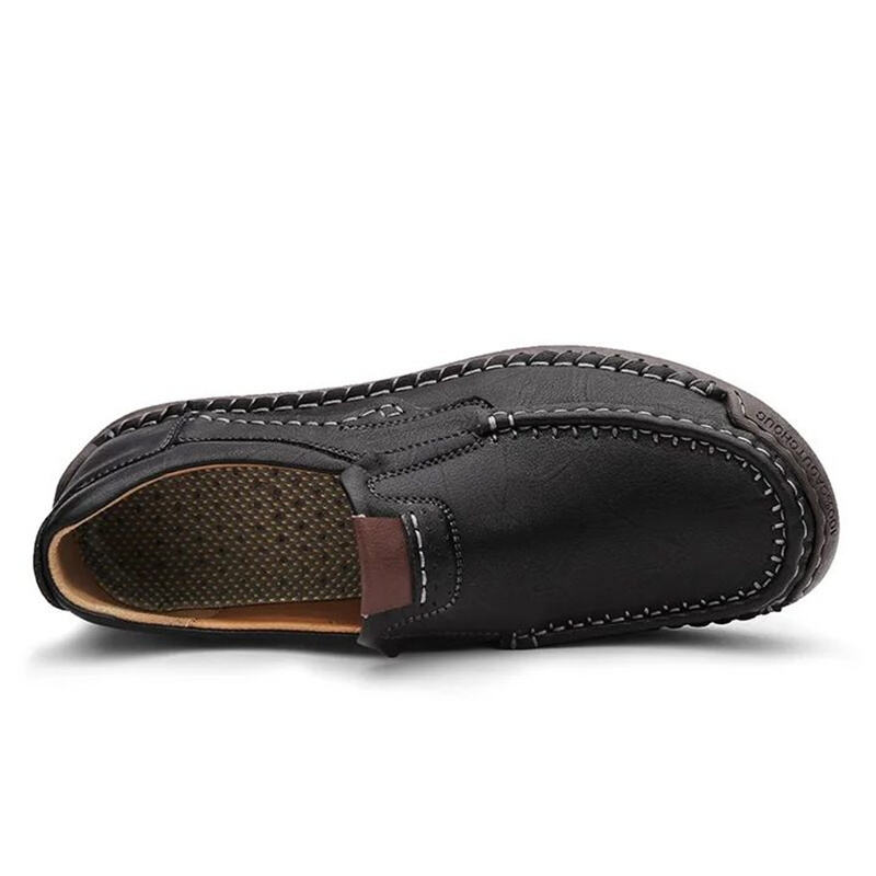 Men's Hand-Stitched Slip-On Orthopedic Leather Shoes Loafers