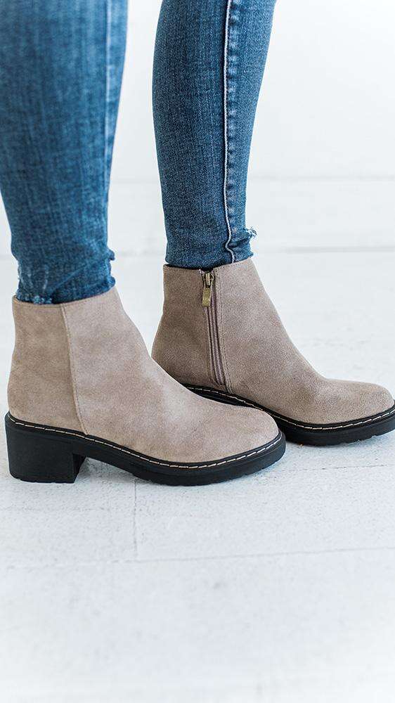 Bridgette Taupe Bootie - Size 5.5 Left