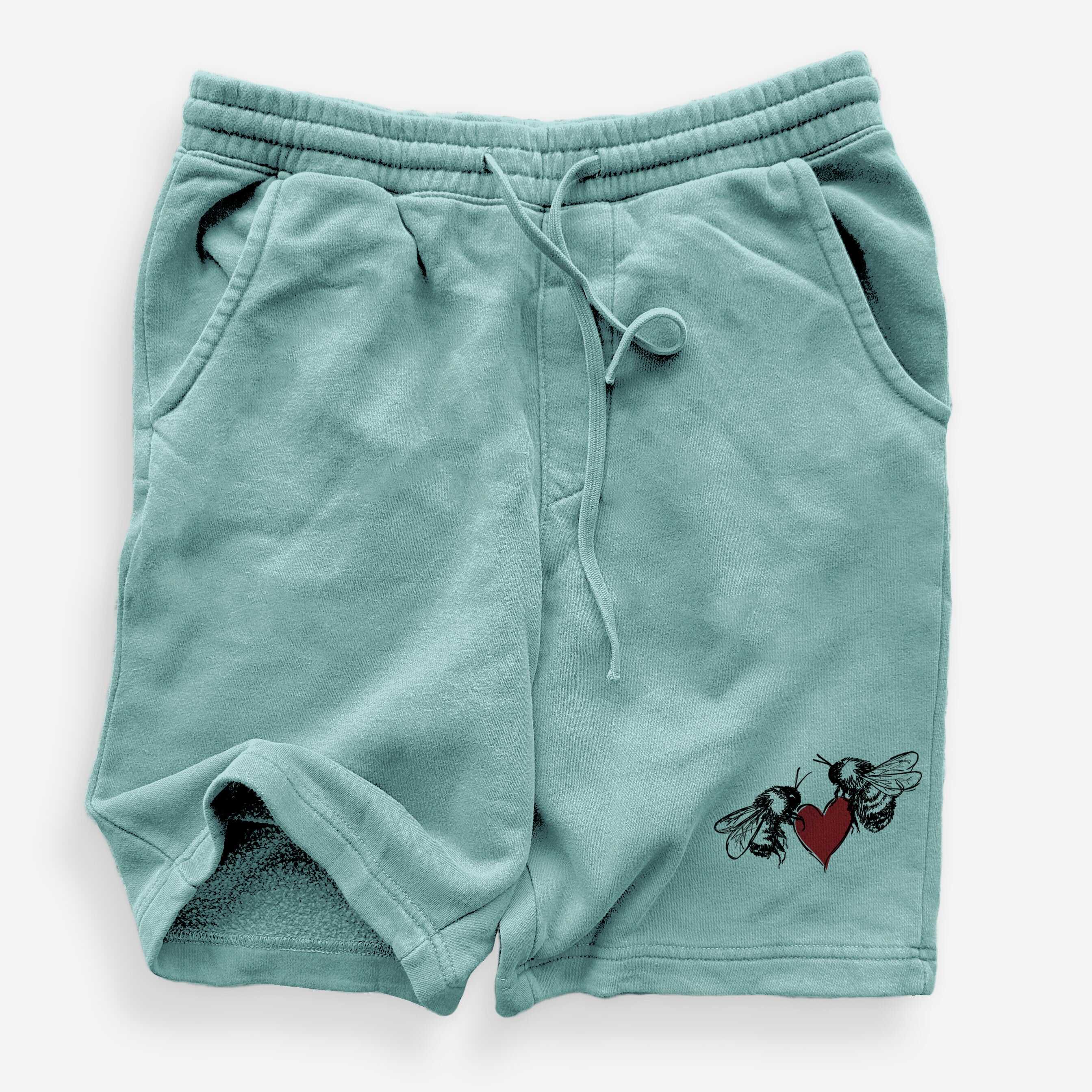 Love Bees - Unisex Pigment Dyed Shorts